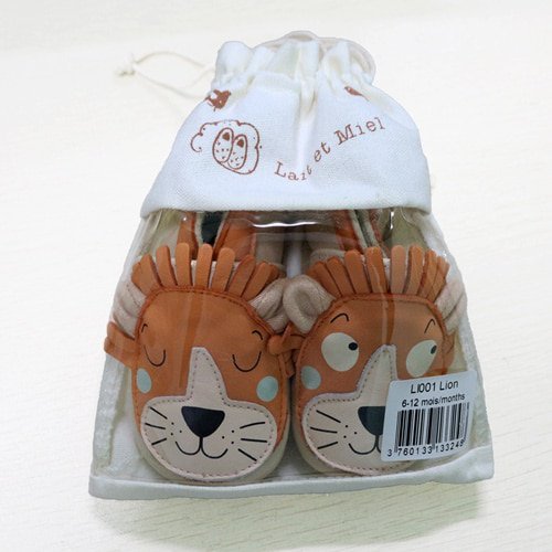 Extraweiche Babyhausschuhe von Lionceau aus Leder