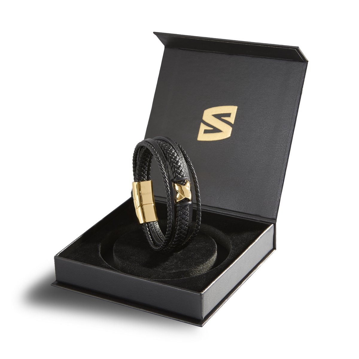 Lederarmband "Flake"
