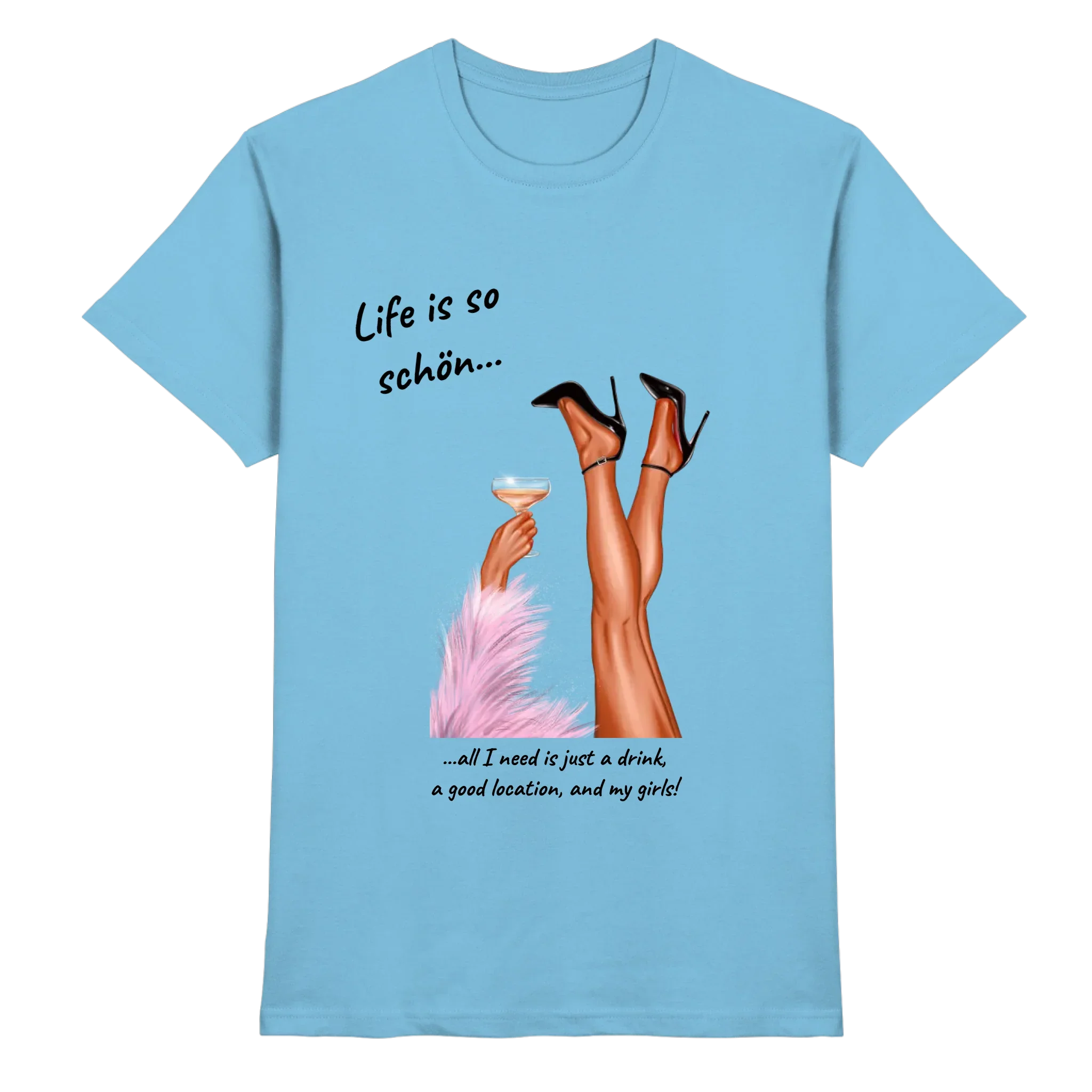 Ladies: Party-Beine • mehrere Artikel • ’Statement-Collection’ • Wunschtext • personalisierte Figuren - Premium Herren