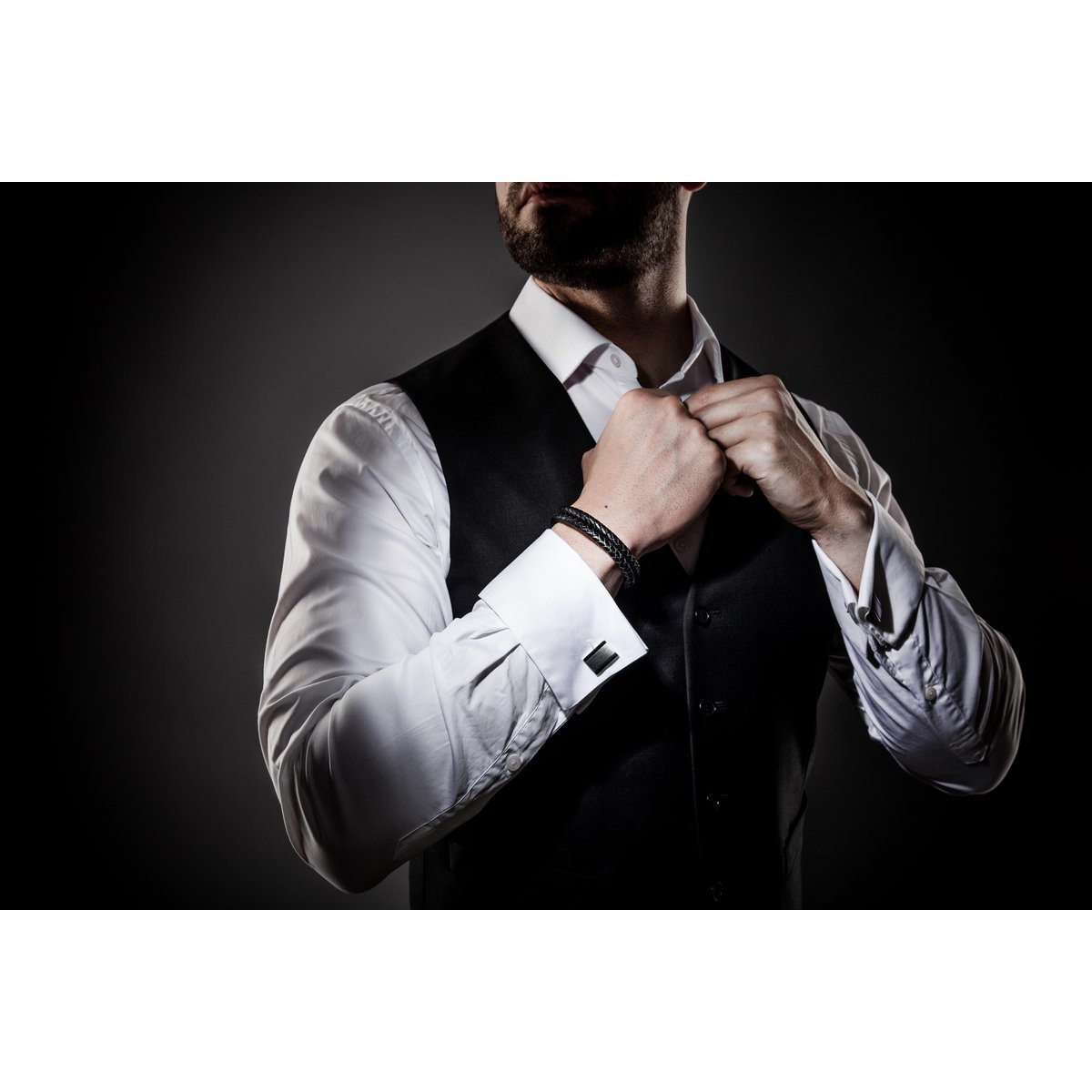 Lederarmband "Double"