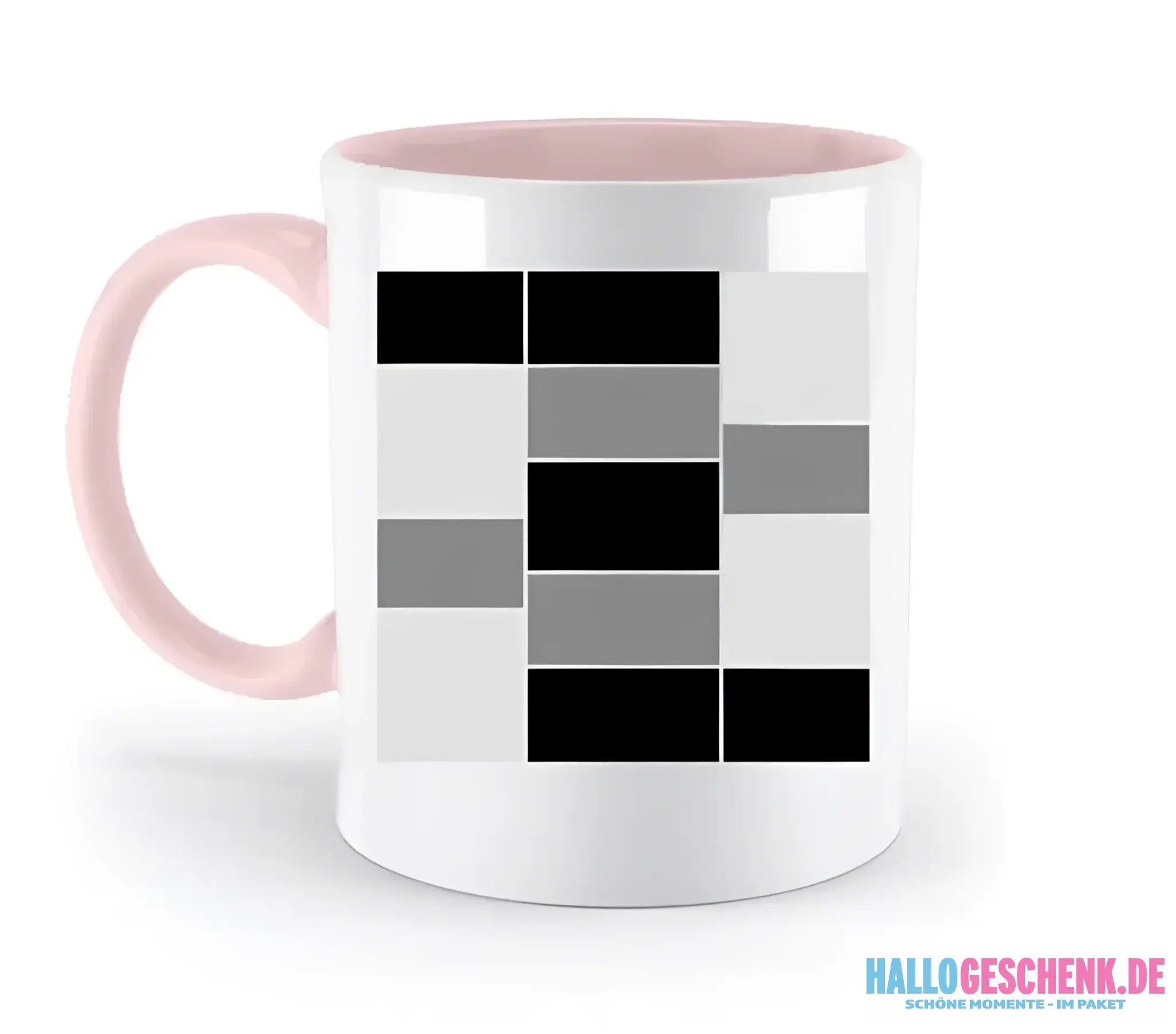 14 Bilder Collage mit deinen Fotos auf einer zweifarbigen Tasse