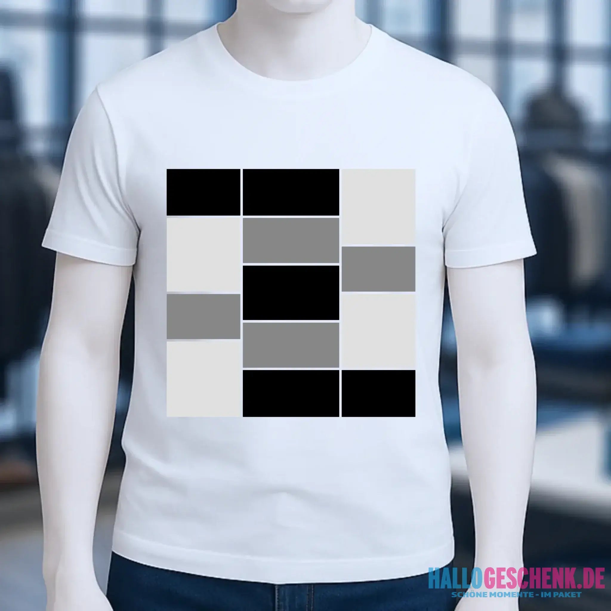 14 Bilder Collage mit deinen Fotos - Unisex Premium T-Shirt XS-5XL aus Bio-Baumwolle für Damen & Herren