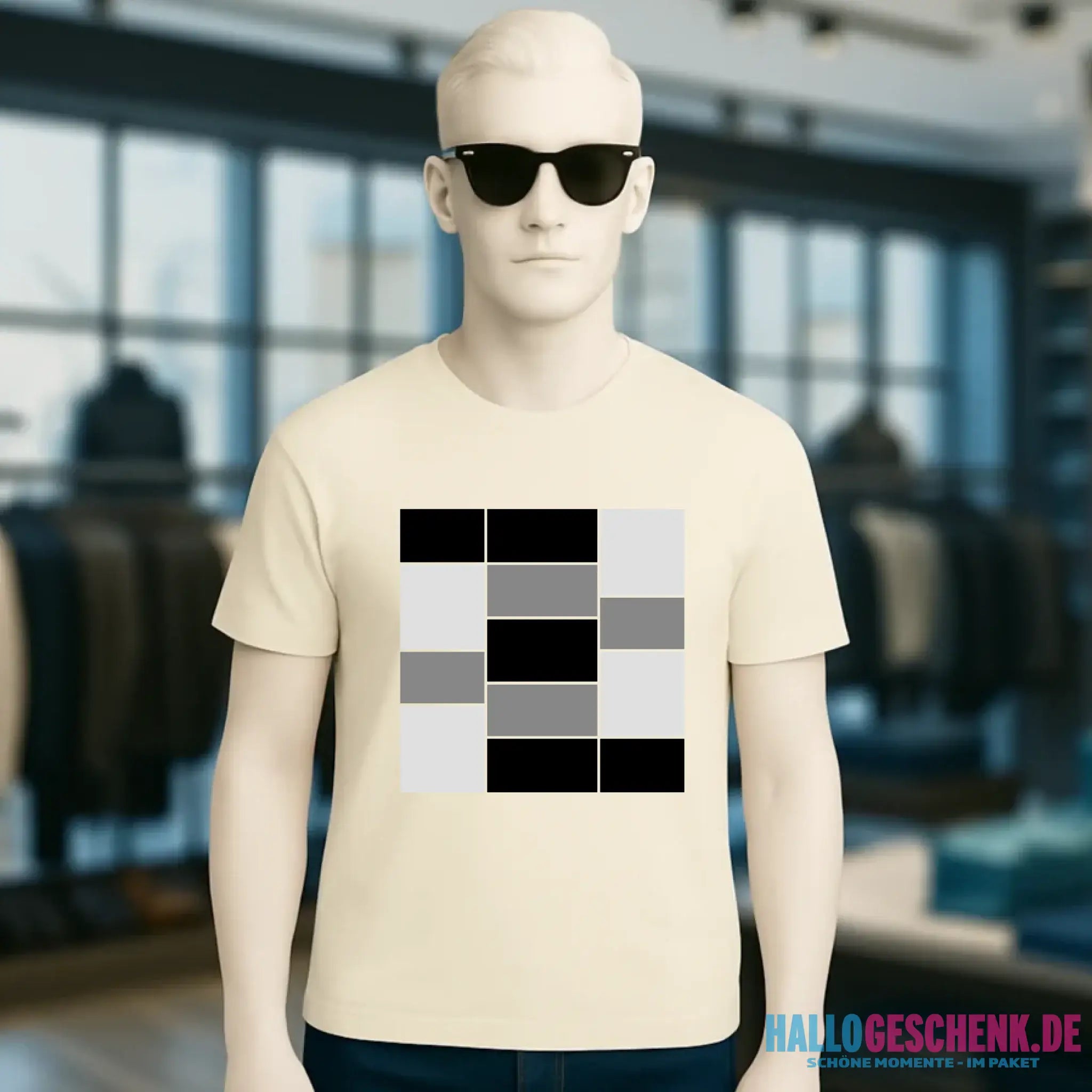 14 Bilder Collage mit deinen Fotos - Unisex Premium T-Shirt XS-5XL aus Bio-Baumwolle für Damen & Herren