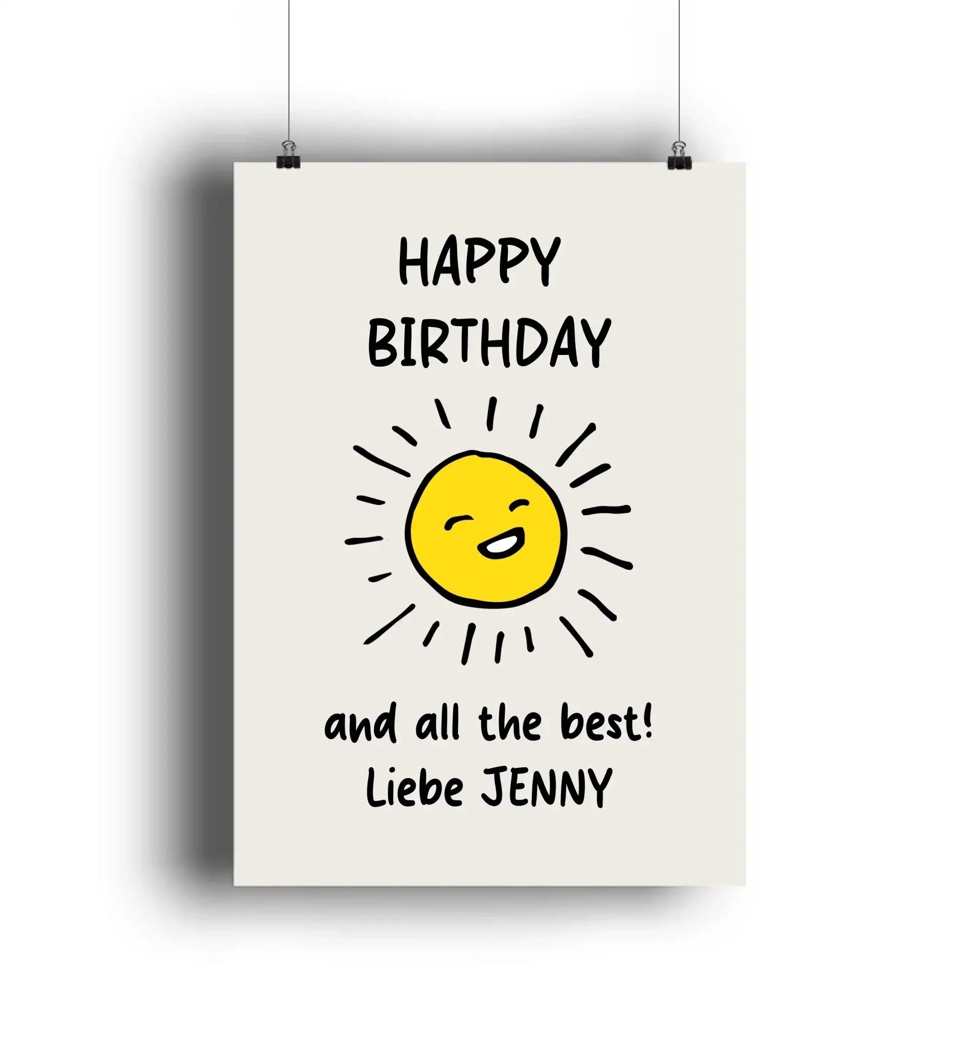 Geburtstag Motiv 7 ’Kings’ • mehrere Artikel • ’Statement-Collection’ • Wunschtext • Mein - POSTER / 4C-Print / DIN-A2