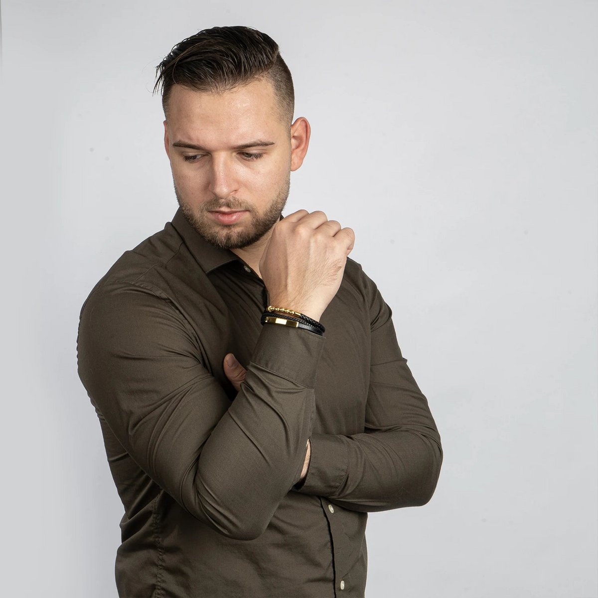 Lederarmband „Perle“