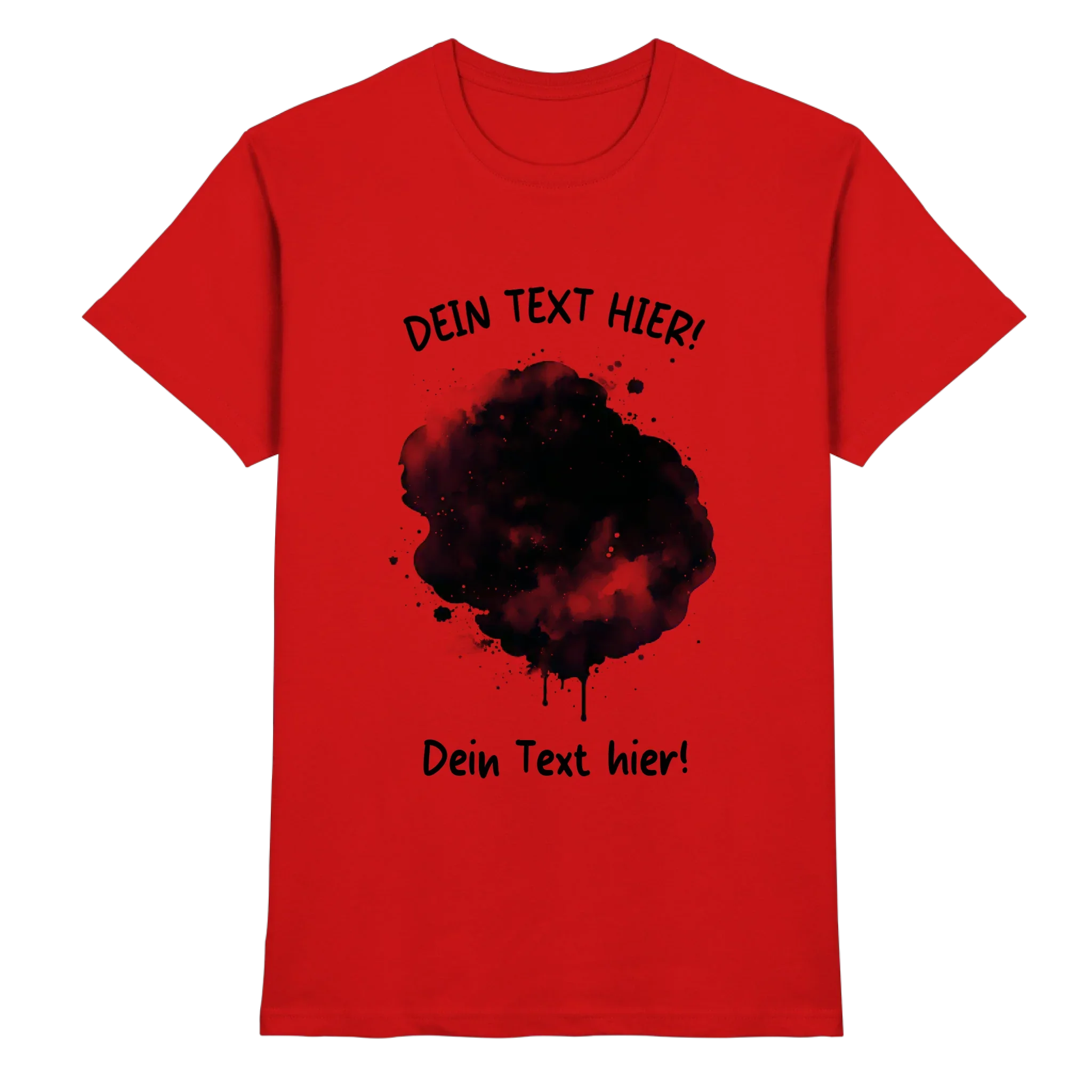 KI-Cartoon-Effekt Splash • mehrere Artikel • ’Statement-Collection’ • Wunschtext • Mein Fotomotiv - Premium Herren