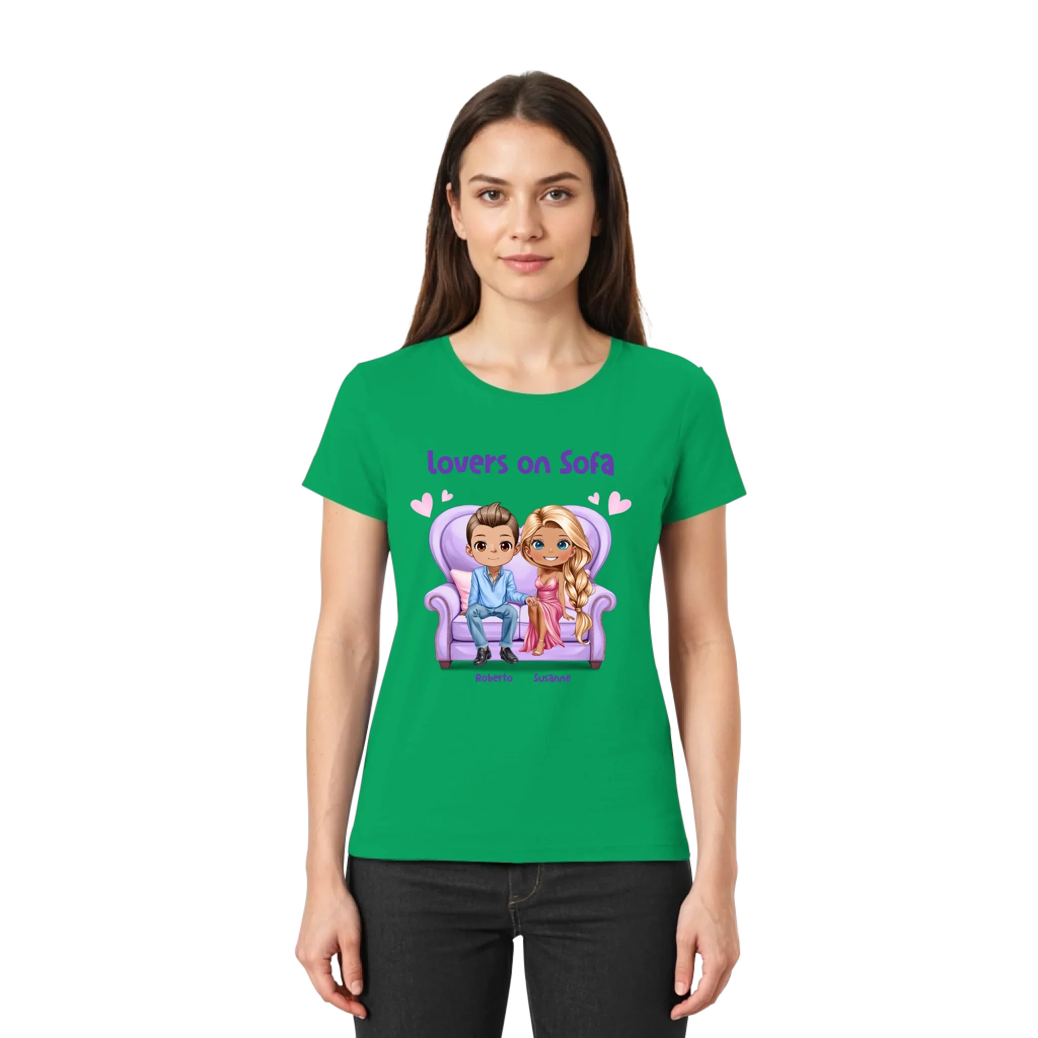 Lovers on Sofa: 2-4 Figuren (mw/mm/ww) • mehrere Artikel • ’Statement-Collection’ • Wunschtext • personalisierte