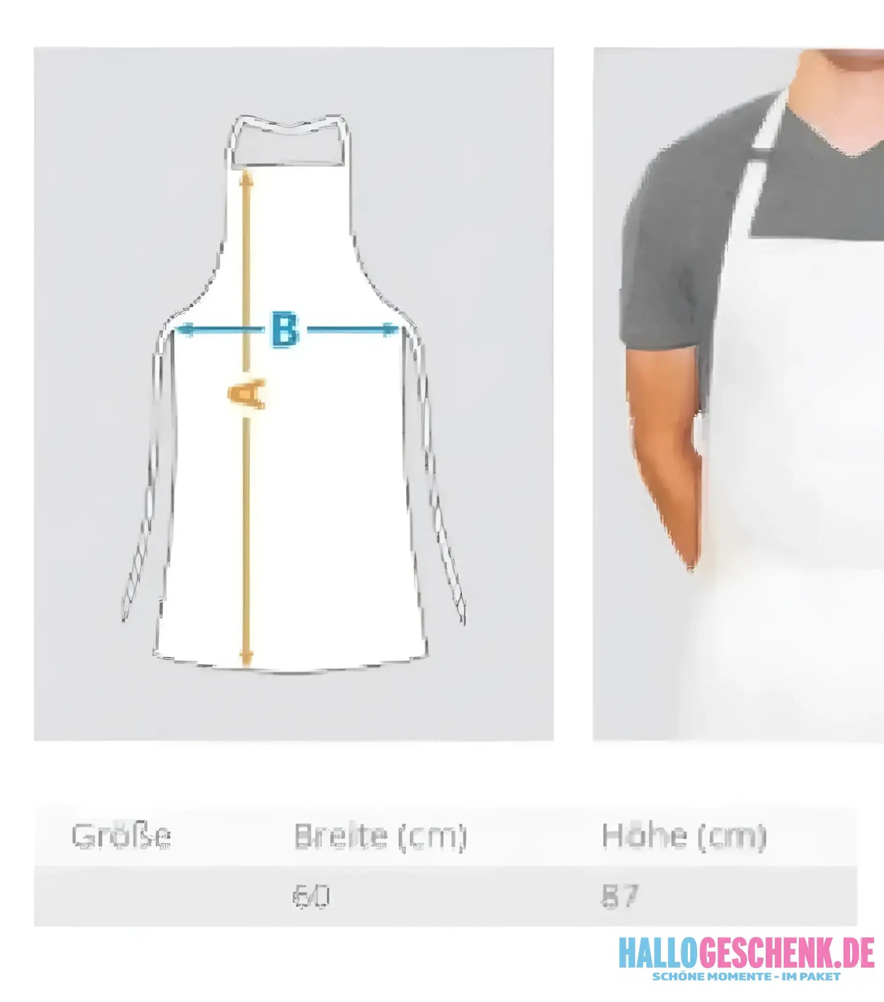 2in1: Paar Designer • Motorrad Couple • Schürze / Kochschürze / Grillschürze