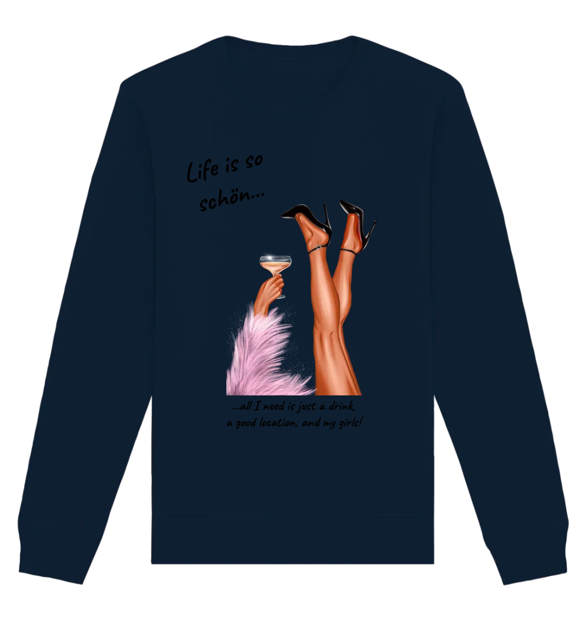 Ladies: Party-Beine • mehrere Artikel • ’Statement-Collection’ • Wunschtext • personalisierte Figuren - Unisex