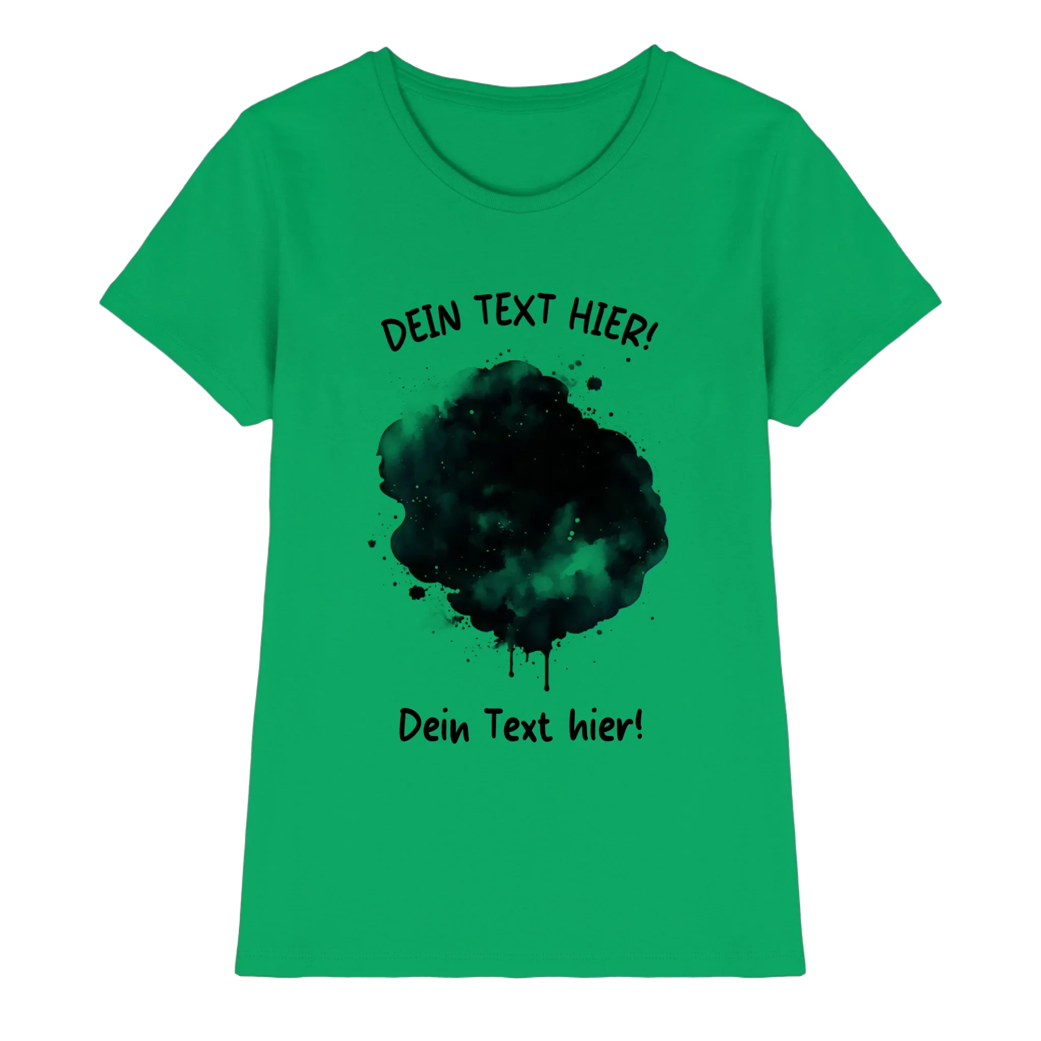 KI-Cartoon-Effekt Splash • mehrere Artikel • ’Statement-Collection’ • Wunschtext • Mein Fotomotiv - Premium Damen