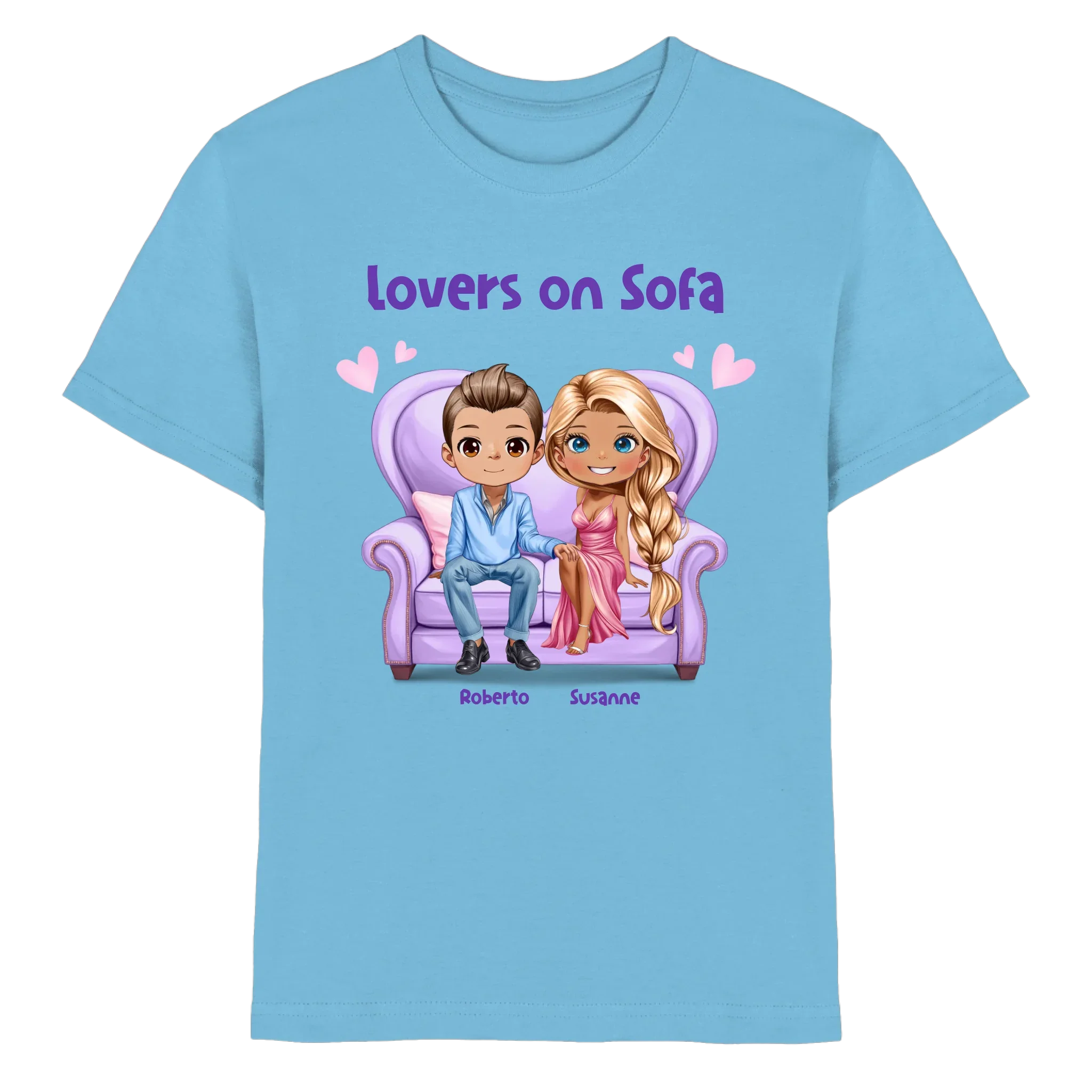 Lovers on Sofa: 2-4 Figuren (mw/mm/ww) • mehrere Artikel • ’Statement-Collection’ • Wunschtext • personalisierte