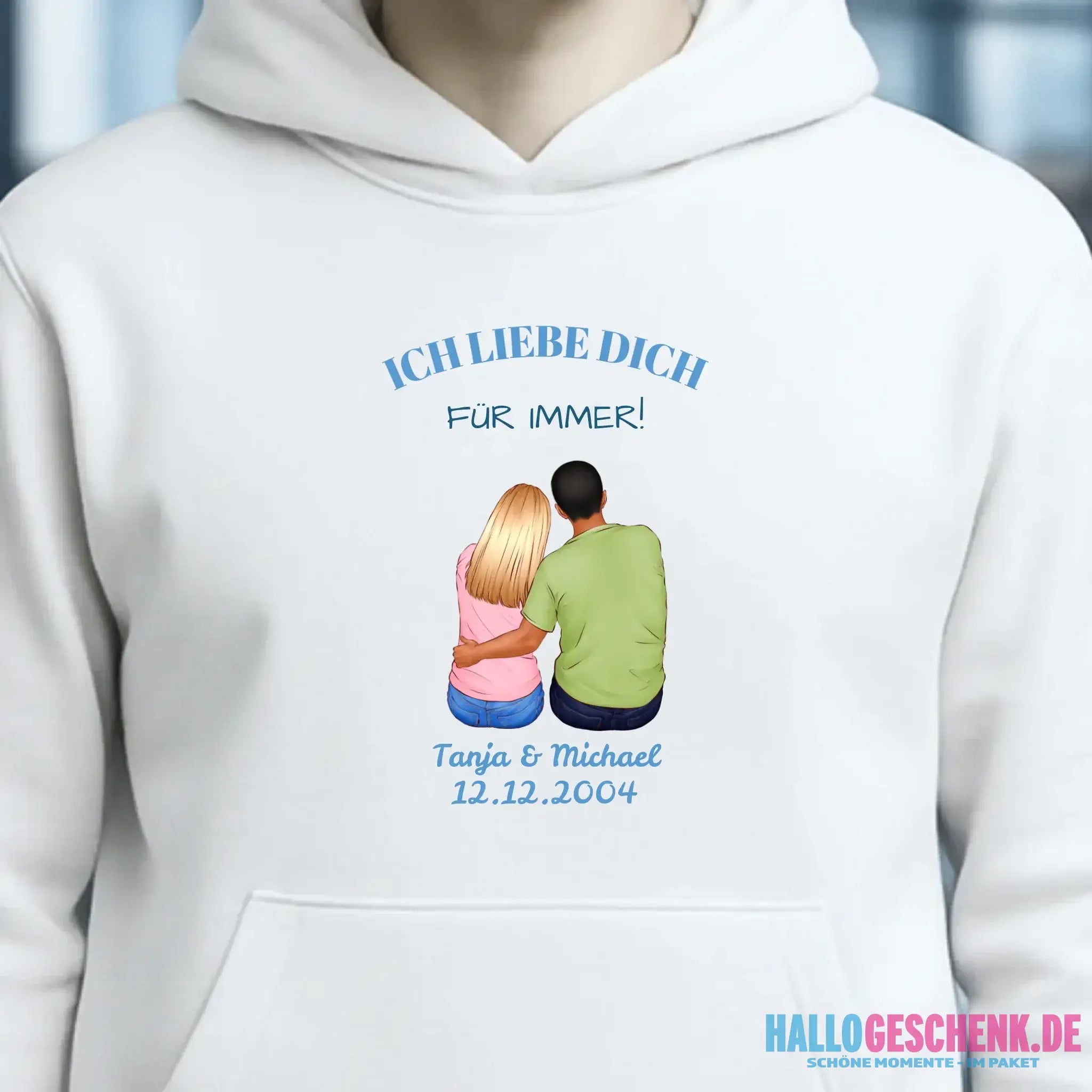 3in1: Paar Designer • Unisex Premium Hoodie XS-5XL aus Bio-Baumwolle für Damen & Herren • Exklusivdesign • personalisiert