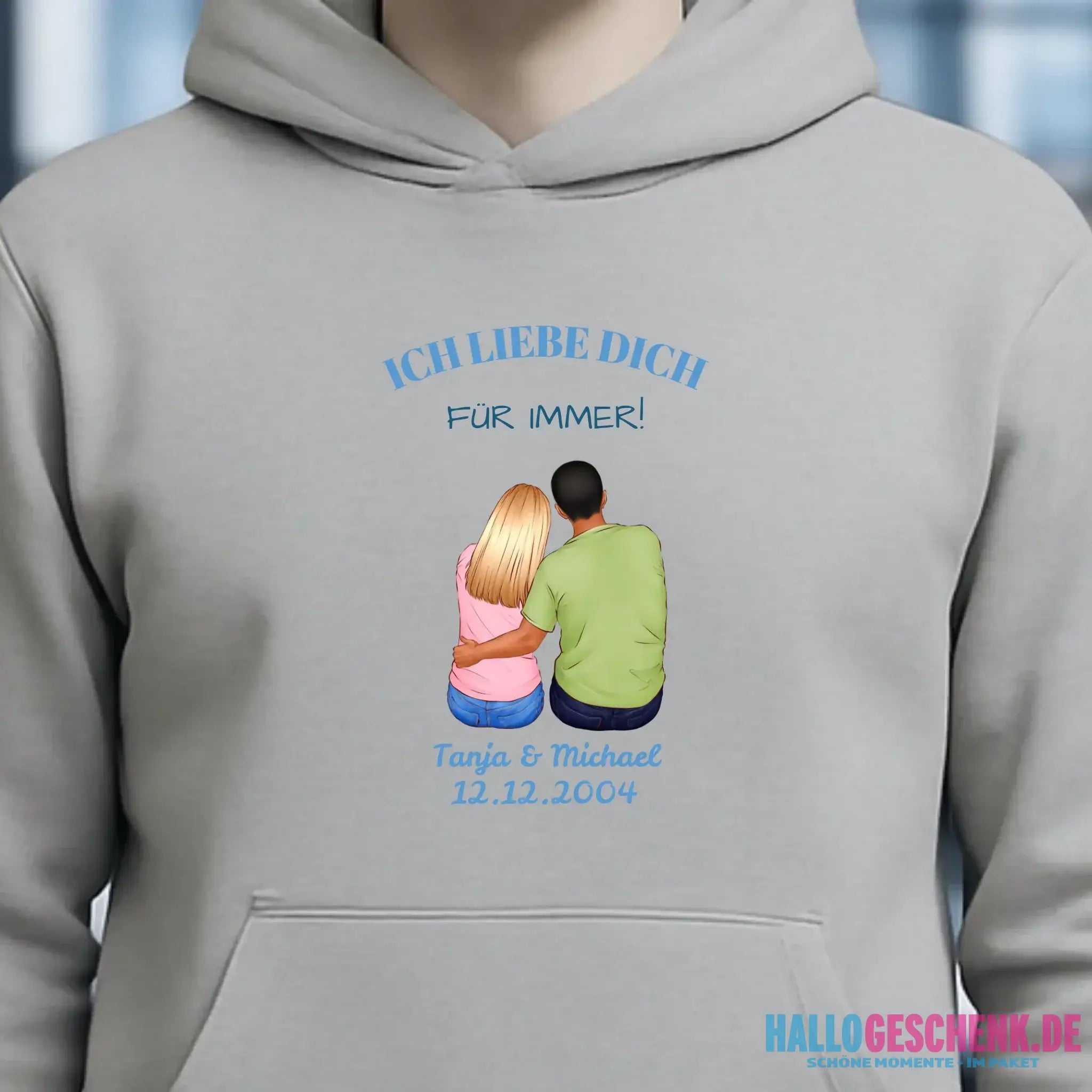 3in1: Paar Designer • Unisex Premium Hoodie XS-5XL aus Bio-Baumwolle für Damen & Herren • Exklusivdesign • personalisiert
