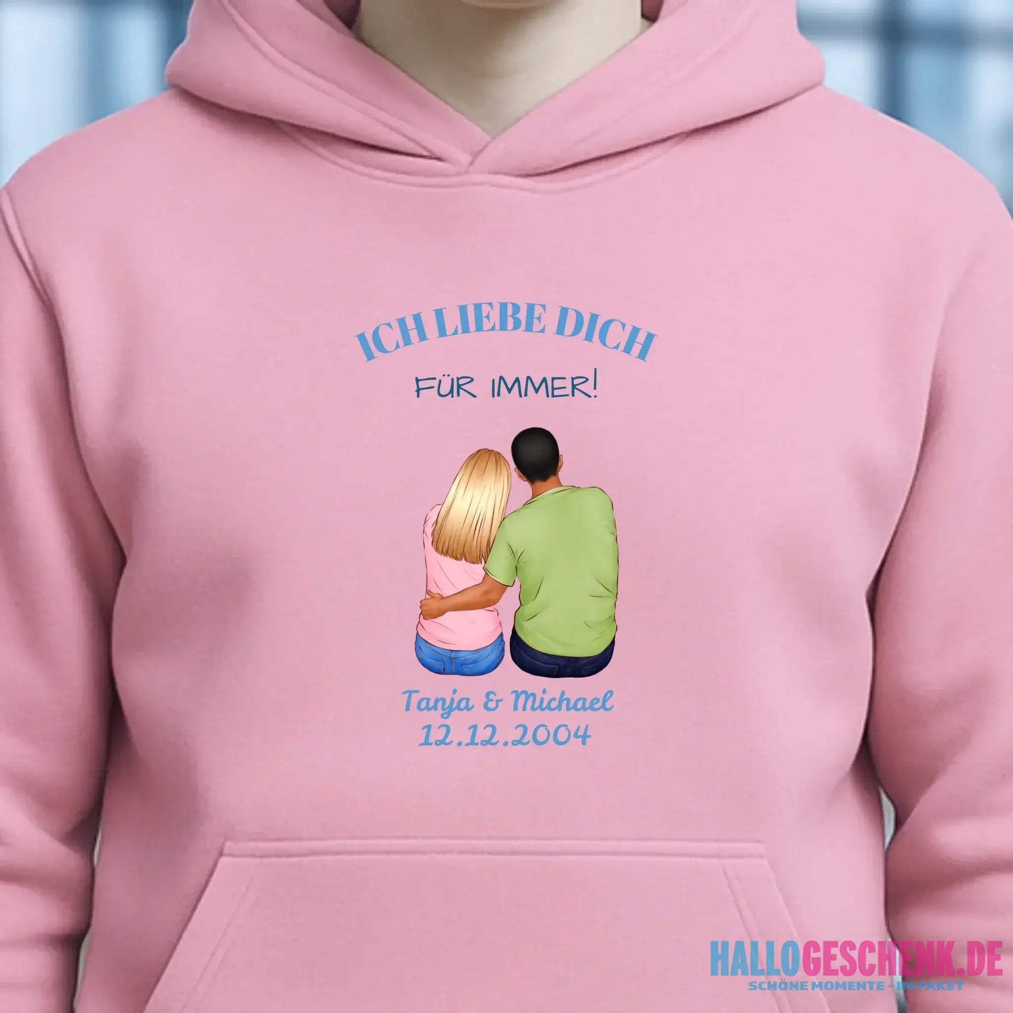 3in1: Paar Designer • Unisex Premium Hoodie XS-5XL aus Bio-Baumwolle für Damen & Herren • Exklusivdesign • personalisiert