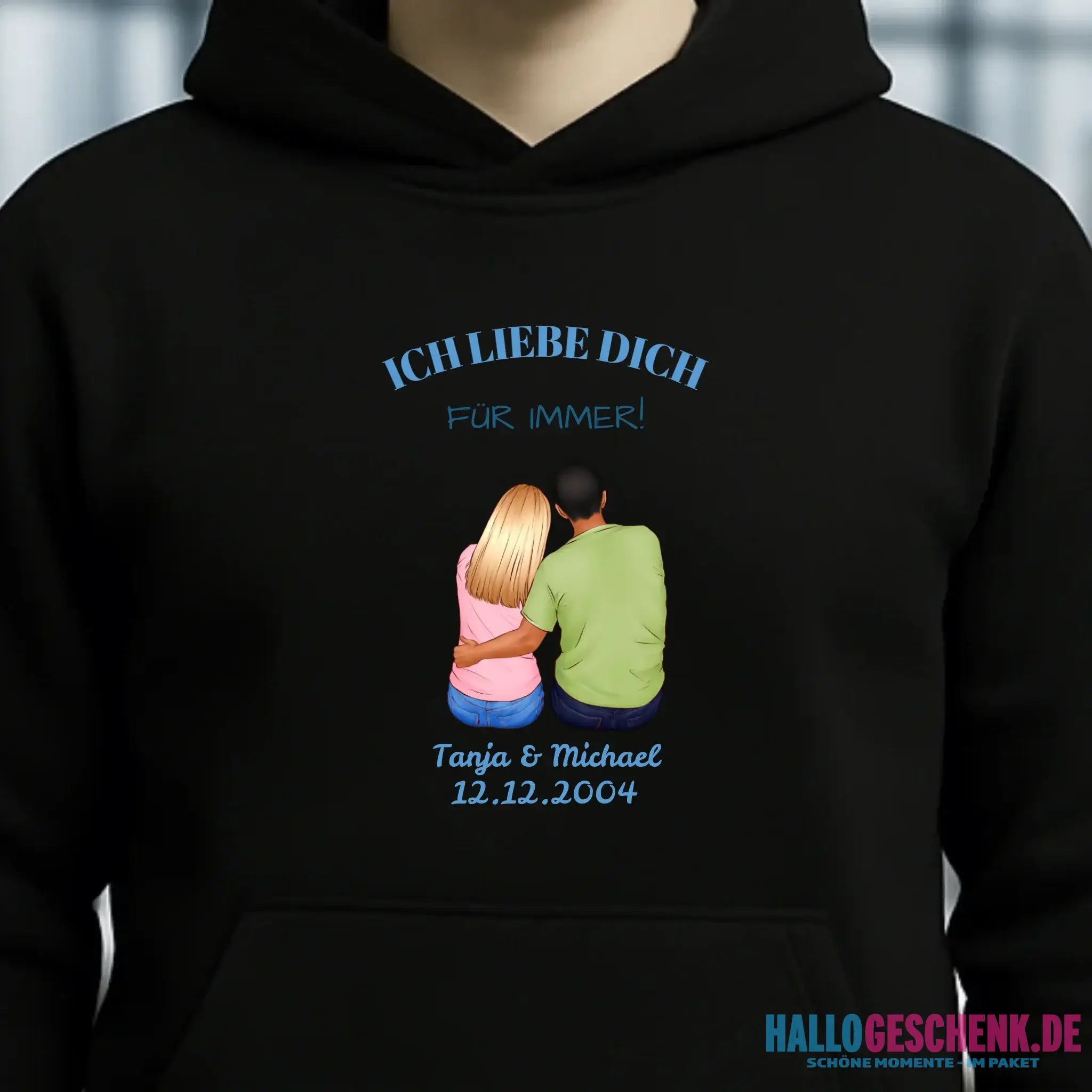 3in1: Paar Designer • Unisex Premium Hoodie XS-5XL aus Bio-Baumwolle für Damen & Herren • Exklusivdesign • personalisiert
