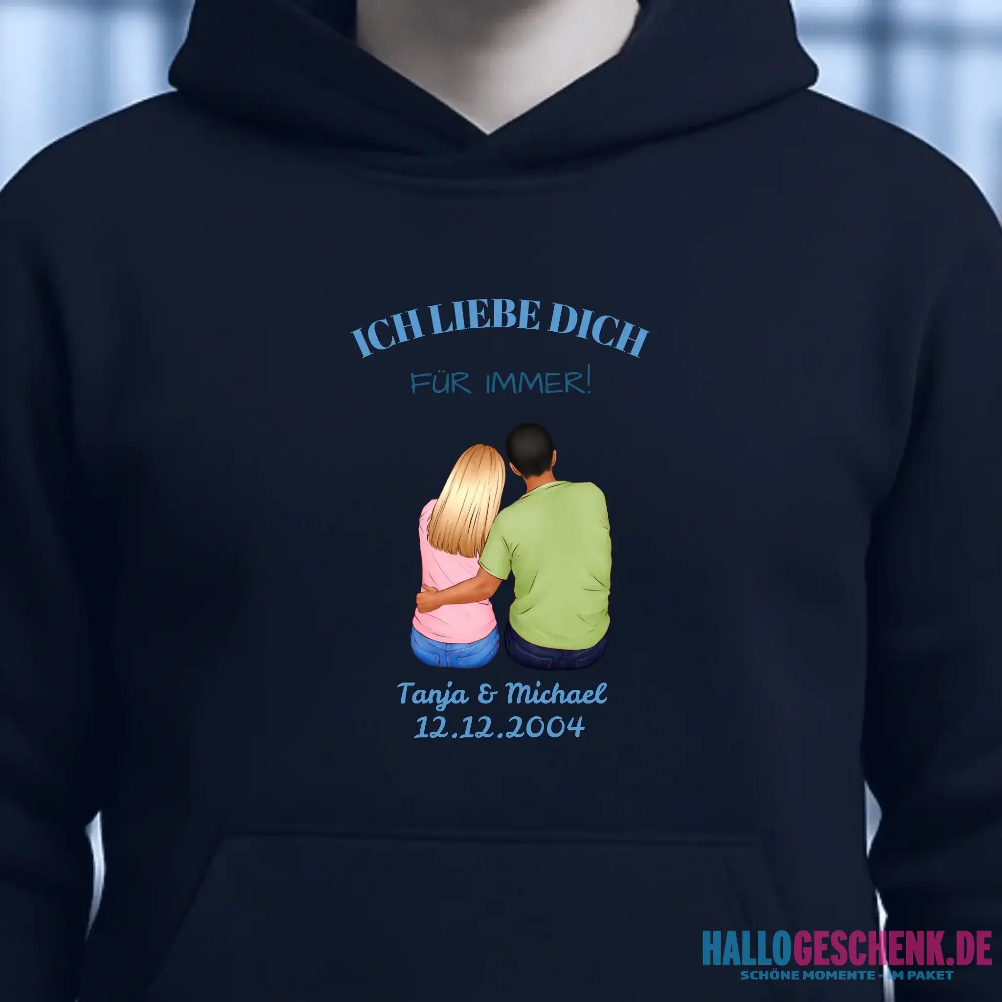 3in1: Paar Designer • Unisex Premium Hoodie XS-5XL aus Bio-Baumwolle für Damen & Herren • Exklusivdesign • personalisiert