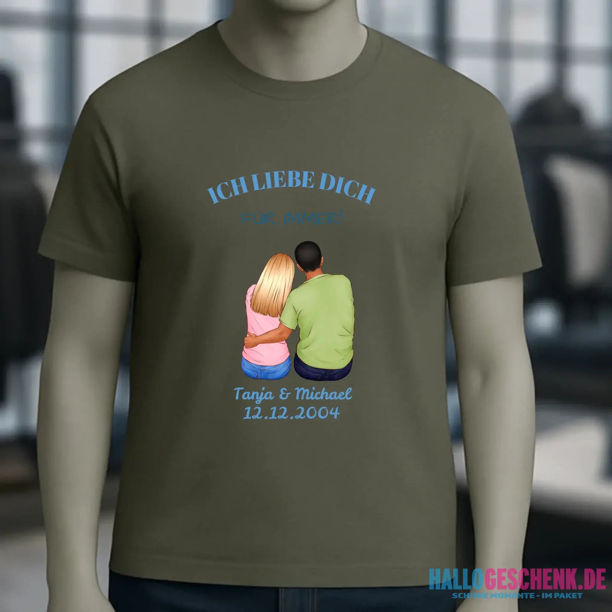 3in1: Paar Designer • Unisex Premium T-Shirt XS-5XL aus Bio-Baumwolle für Damen & Herren