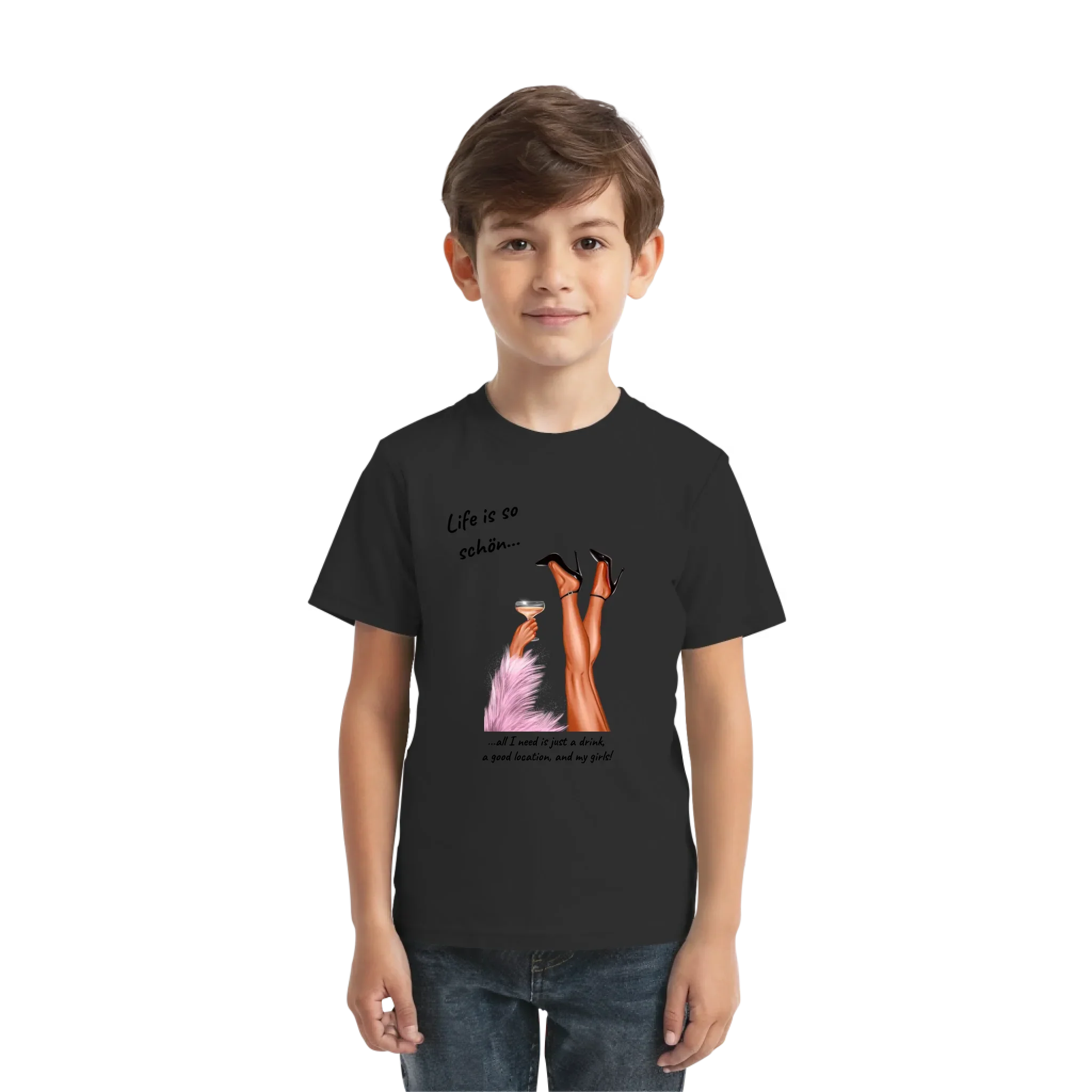 Ladies: Party-Beine • mehrere Artikel • ’Statement-Collection’ • Wunschtext • personalisierte Figuren