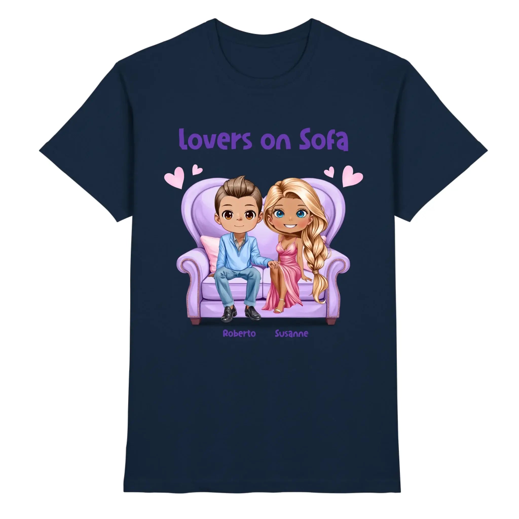 Lovers on Sofa: 2-4 Figuren (mw/mm/ww) • mehrere Artikel • ’Statement-Collection’ • Wunschtext • personalisierte