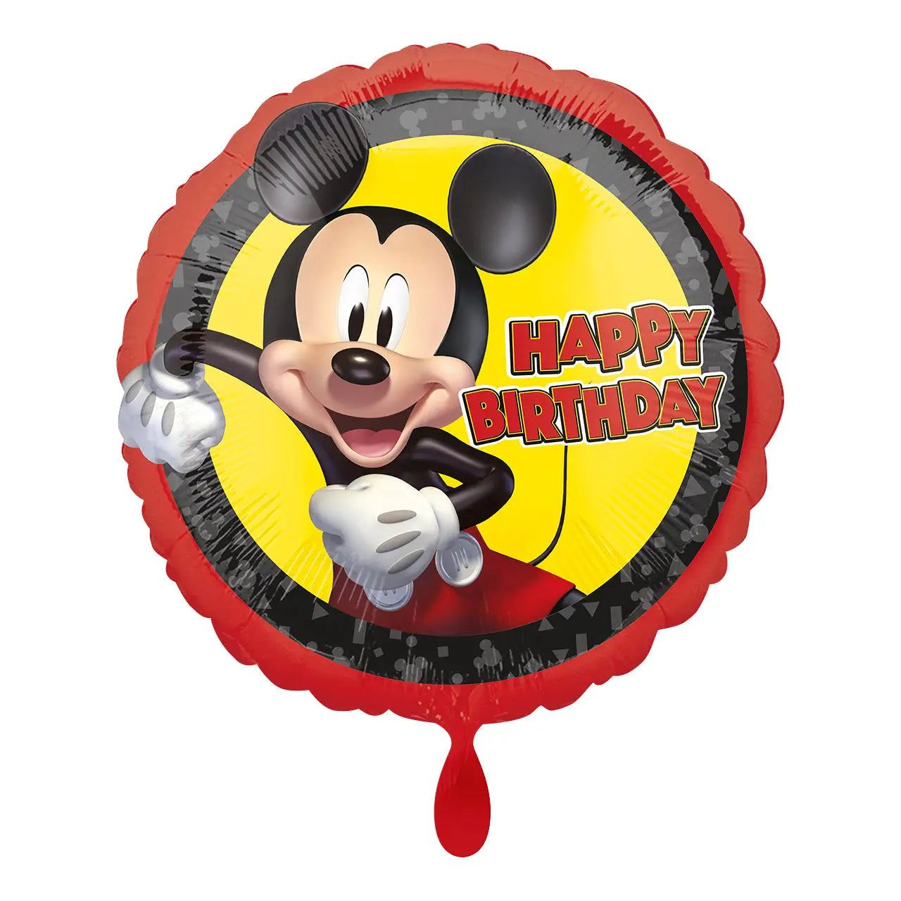 45cm Luftballon: Mickey Mouse Forever Birthday Luft/Helium