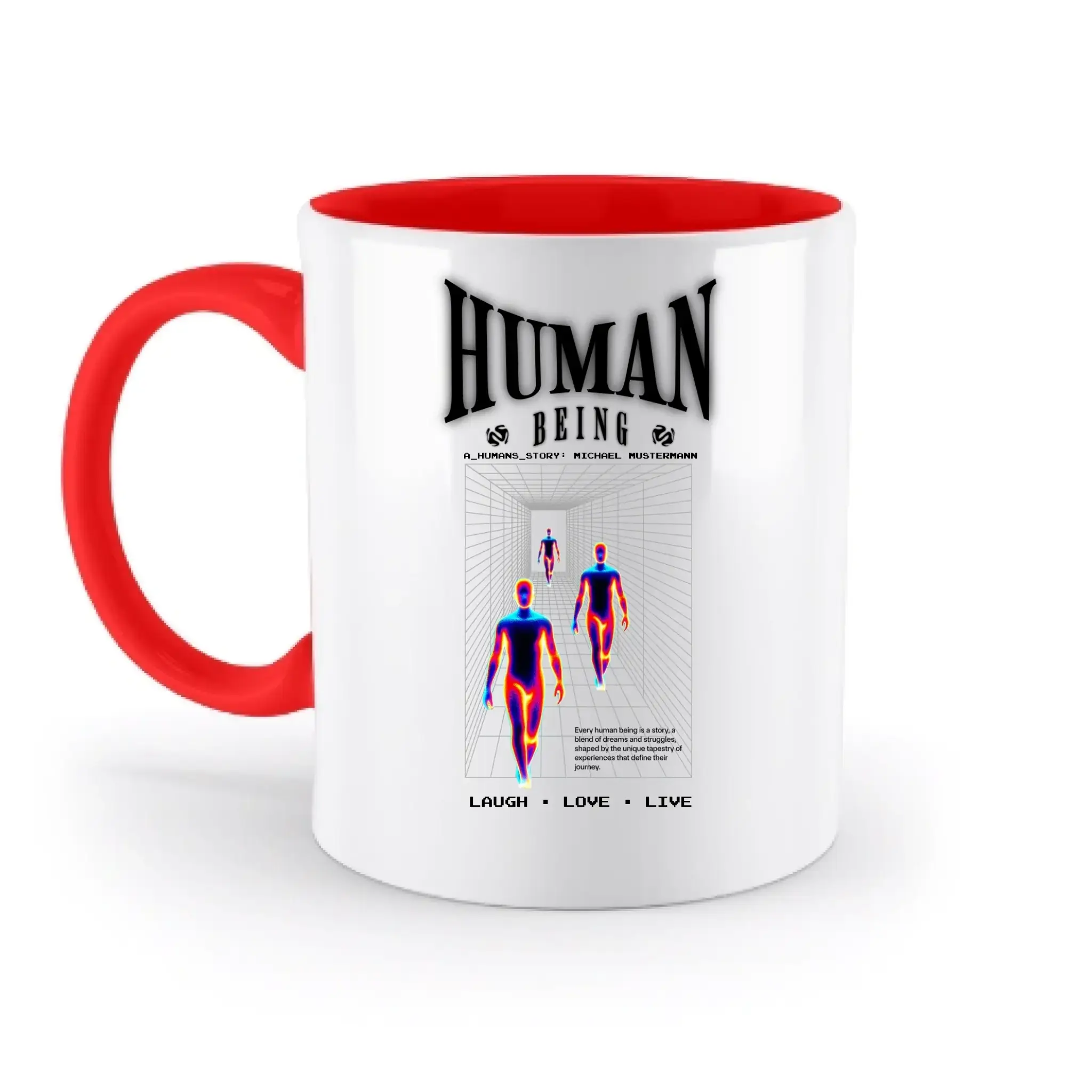 4in1-Kollektion: Human being• für Damen & Herren • Exklusivdesign • personalisiert oder ohne Personalisierung