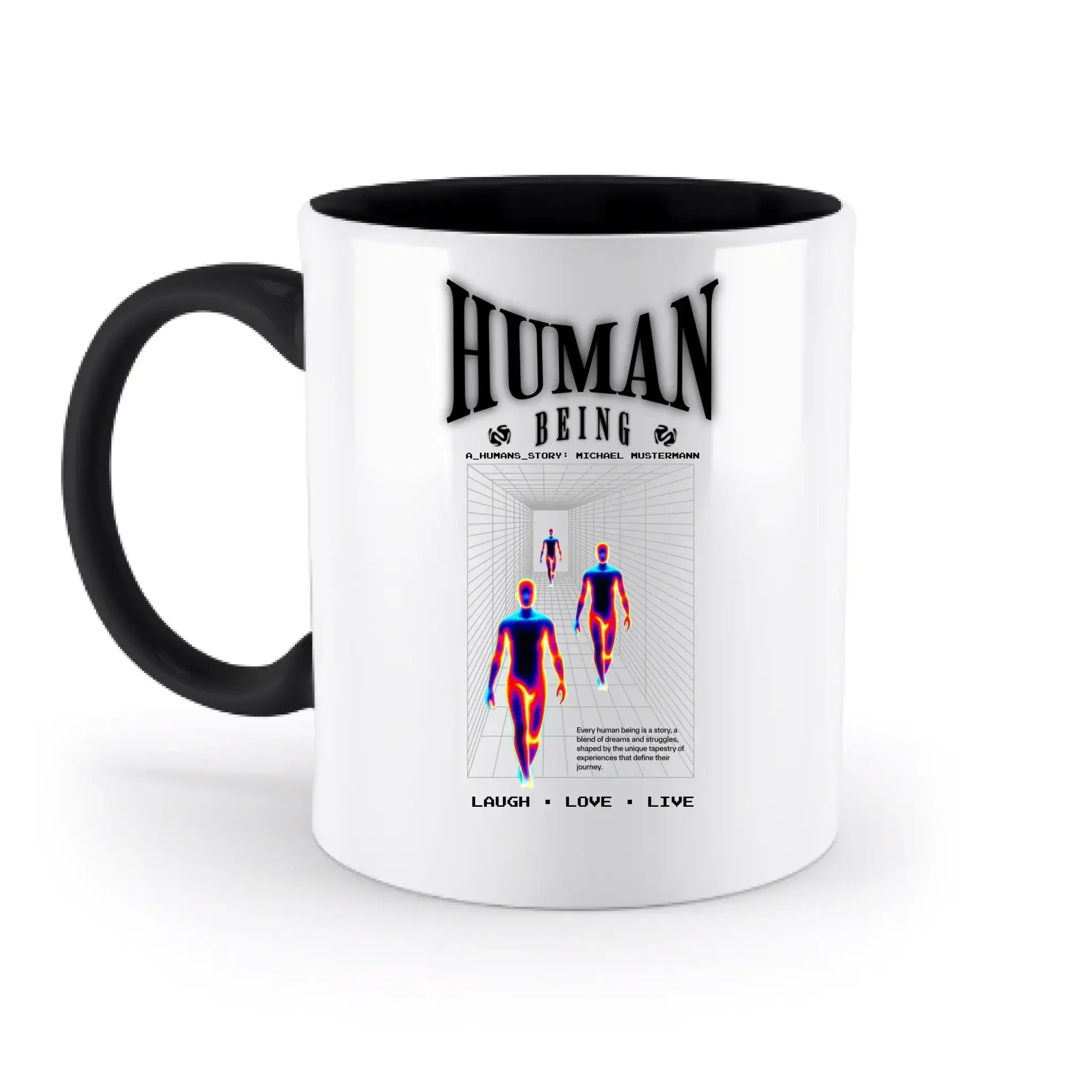4in1-Kollektion: Human being• für Damen & Herren • Exklusivdesign • personalisiert oder ohne Personalisierung