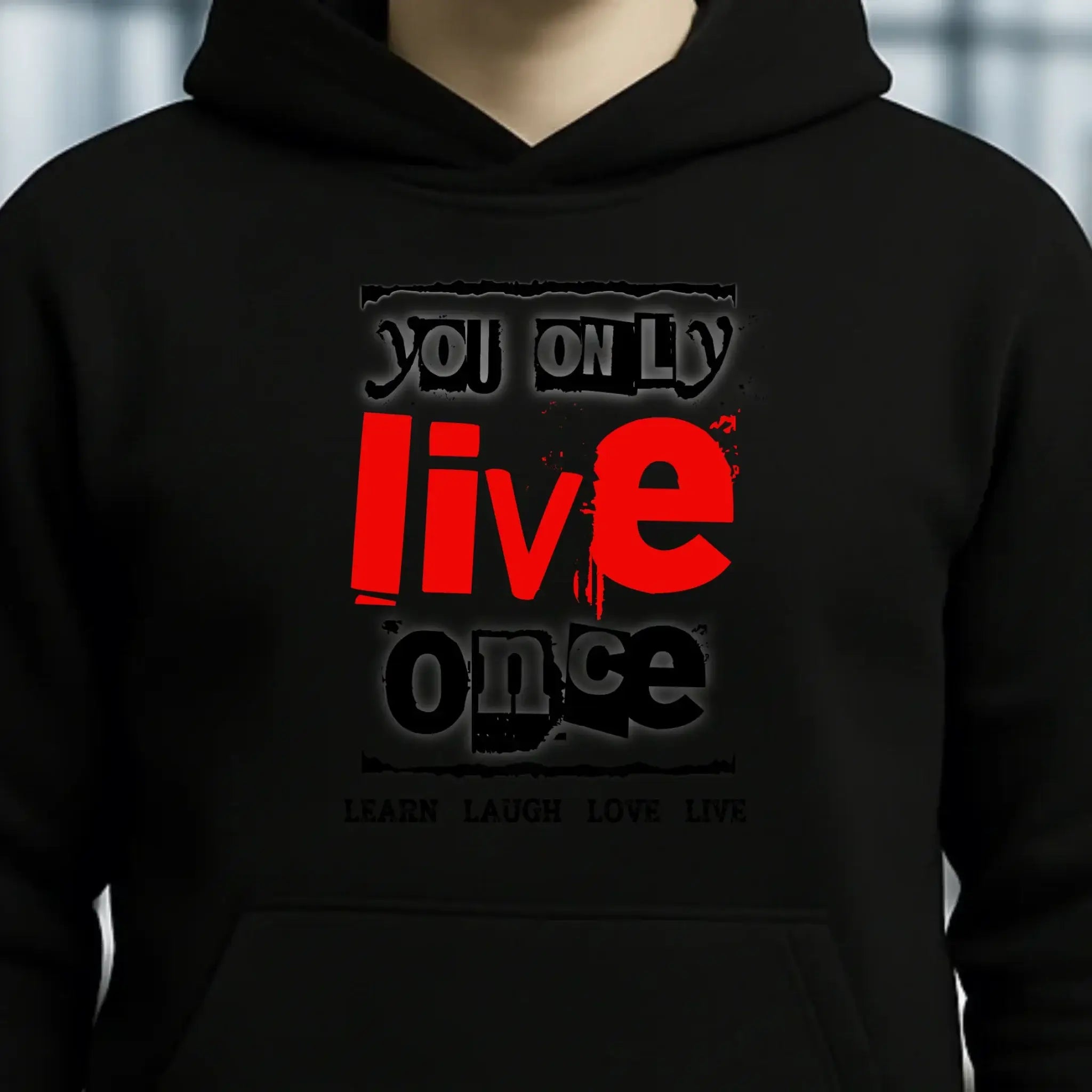 4in1-Kollektion: You only live once • für Damen & Herren • Exklusivdesign • personalisiert oder ohne Personalisierung