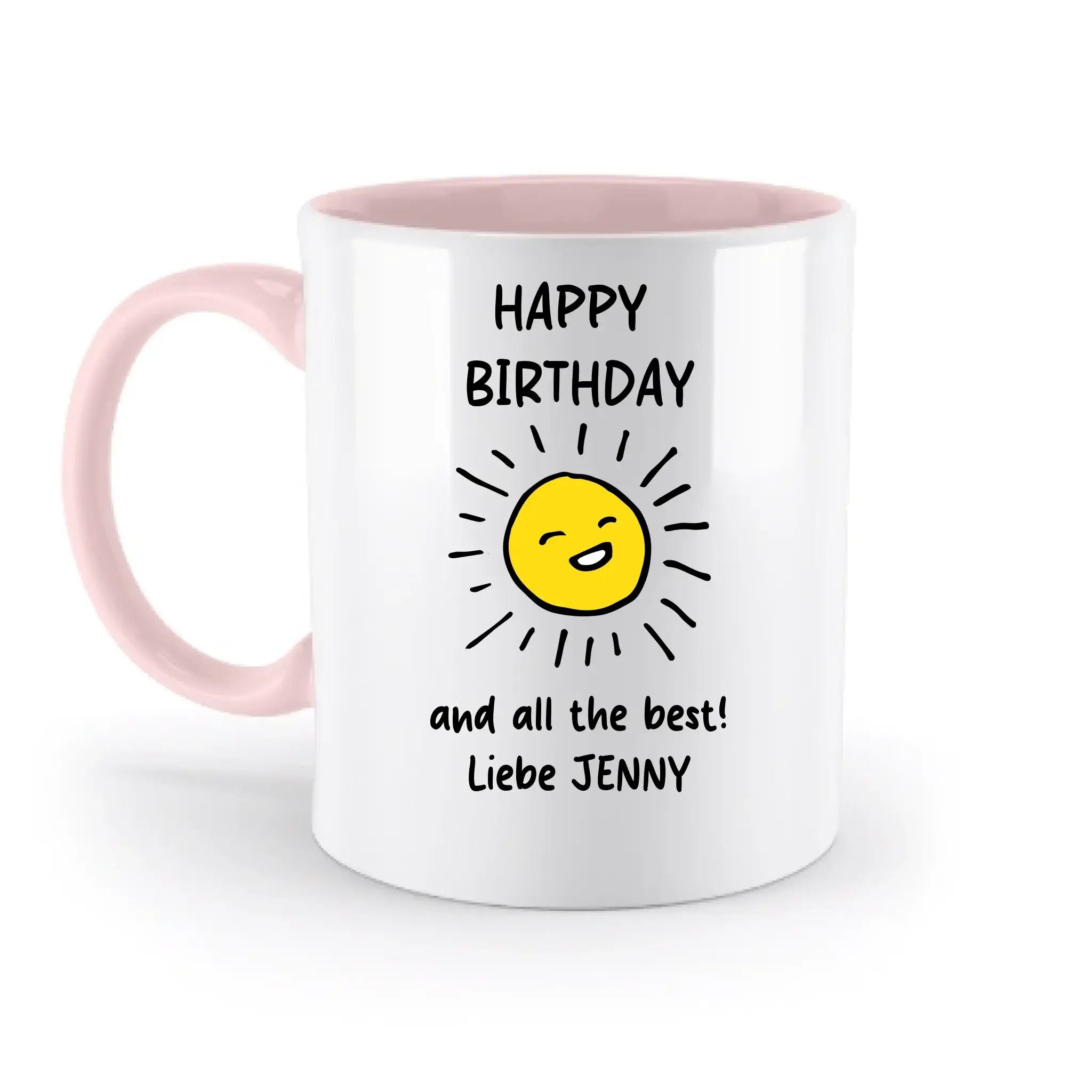 50 + personalisierbare Motive ’Allerlei’-Kollektion • personalisiert • zweifarbige Tasse (spülmaschinenfest)