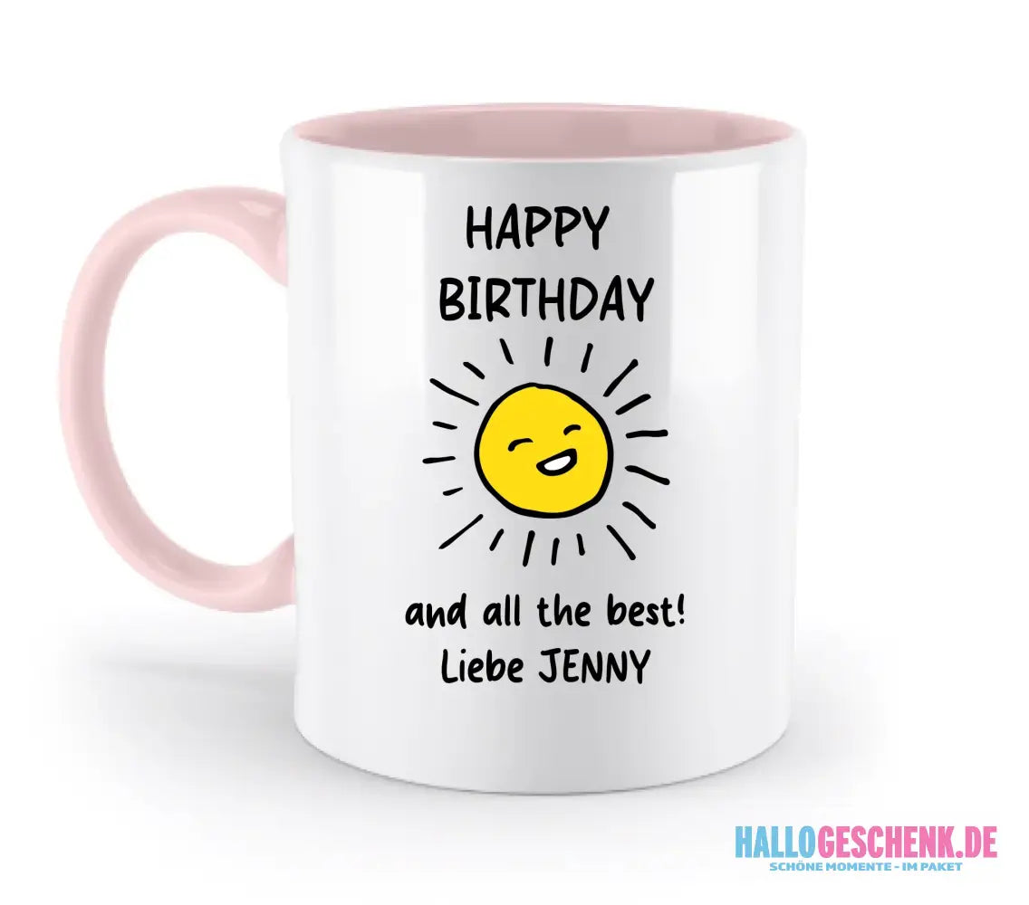 50+ personalisierbare Motive ’Allerlei’-Kollektion • personalisiert • zweifarbige Tasse (spülmaschinenfest)