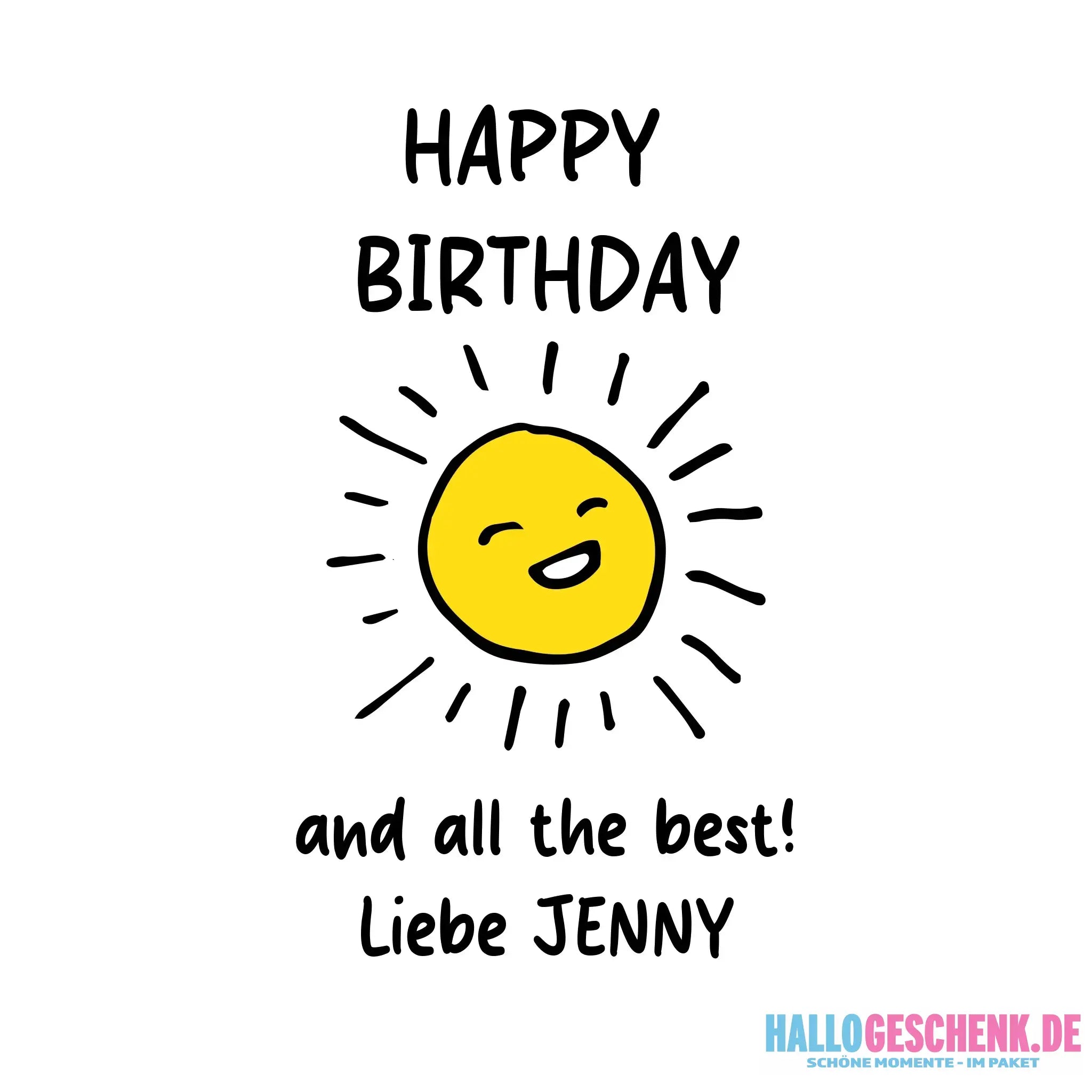 50+ personalisierbare Motive ’Allerlei’-Kollektion • STICKER 20x20cm (Aufkleber) - ausgestanzter Sticker 20x20 cm