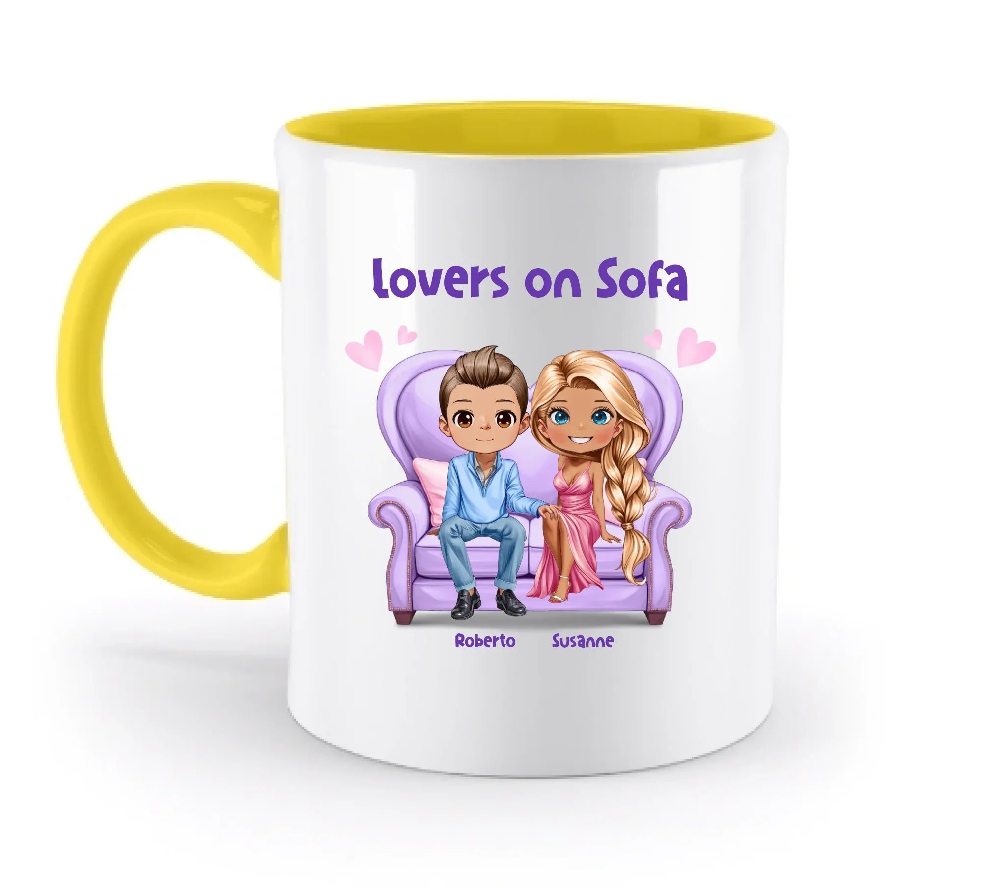 Lovers on Sofa: 2-4 Figuren (mw/mm/ww) • mehrere Artikel • ’Statement-Collection’ • Wunschtext • personalisierte