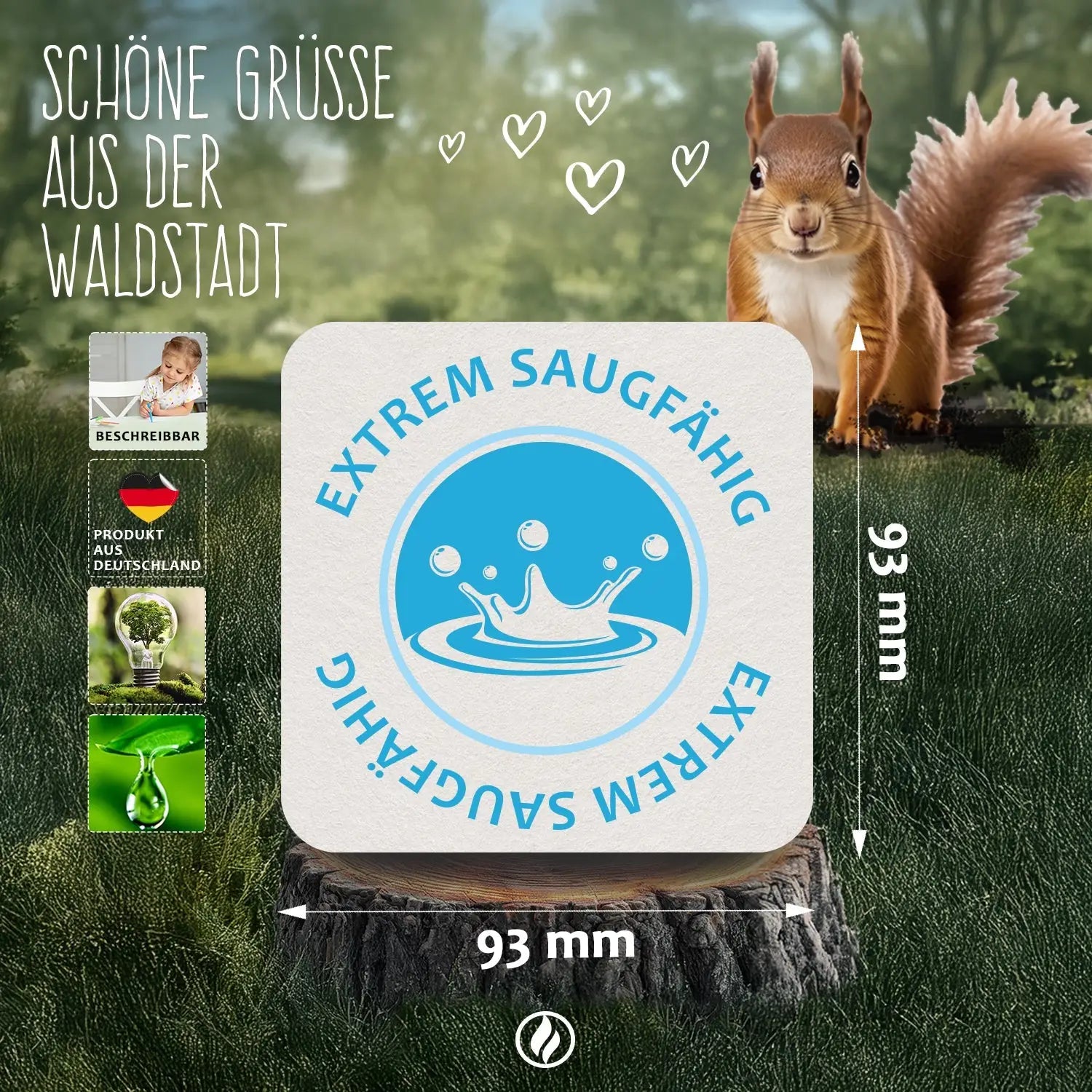 50x LGBTQ+ Regenbogen Bierdeckel