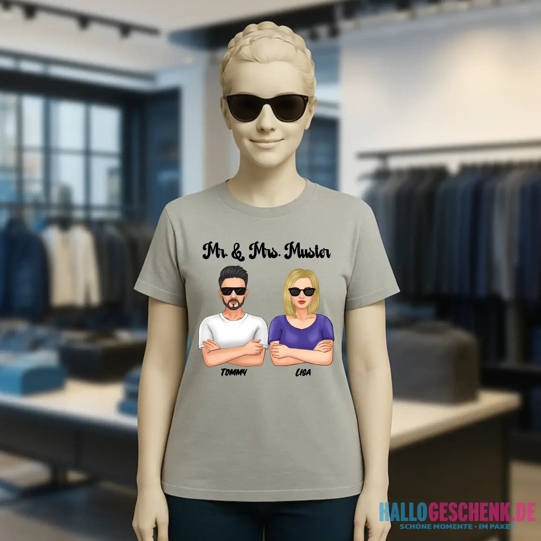 5in1: Cool Couple - Ladies Premium T-Shirt XS-2XL aus Bio-Baumwolle für Damen