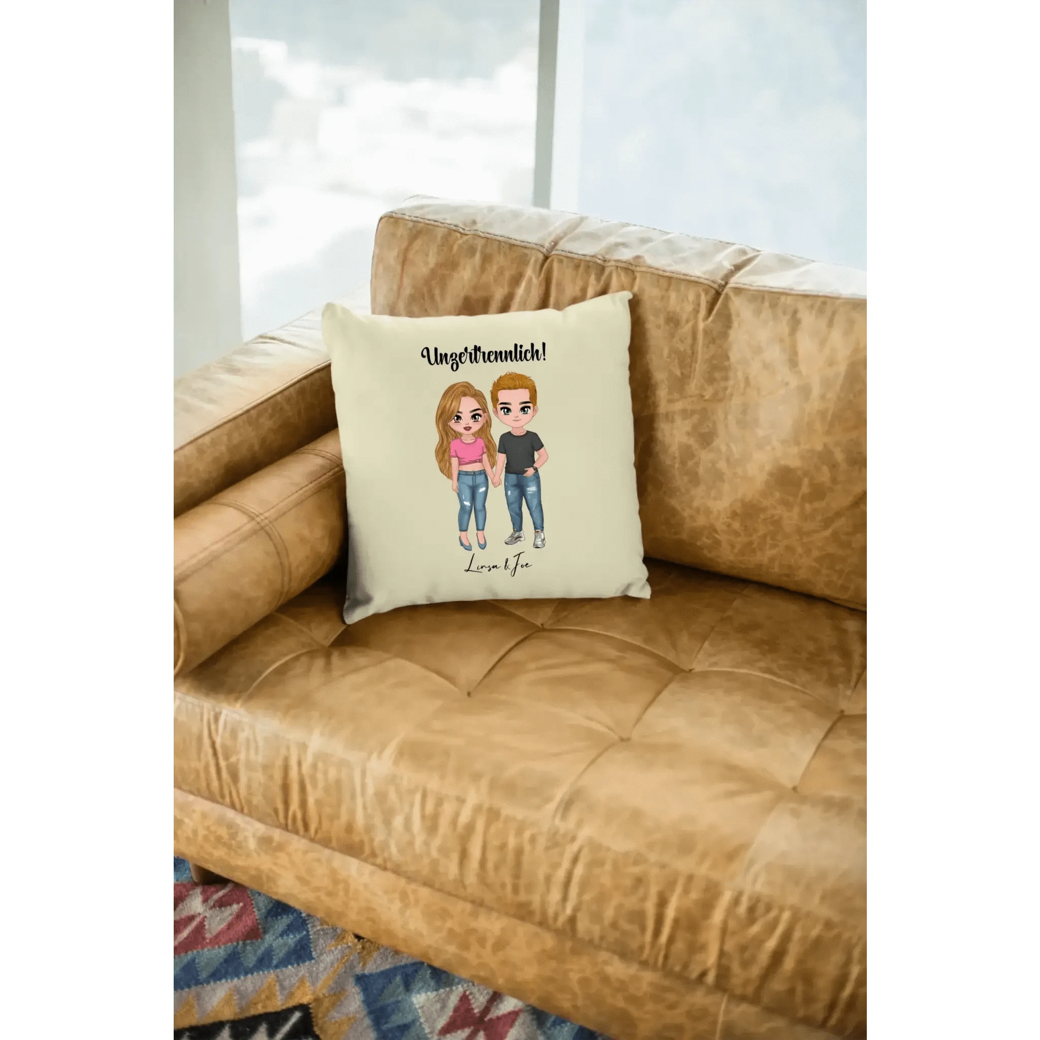 5in1: Cute People Design - Kissen 40x40 cm