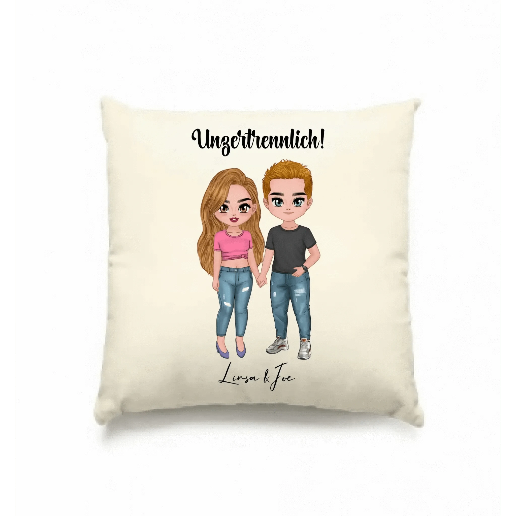 5in1: Cute People Design - Kissen 40x40 cm