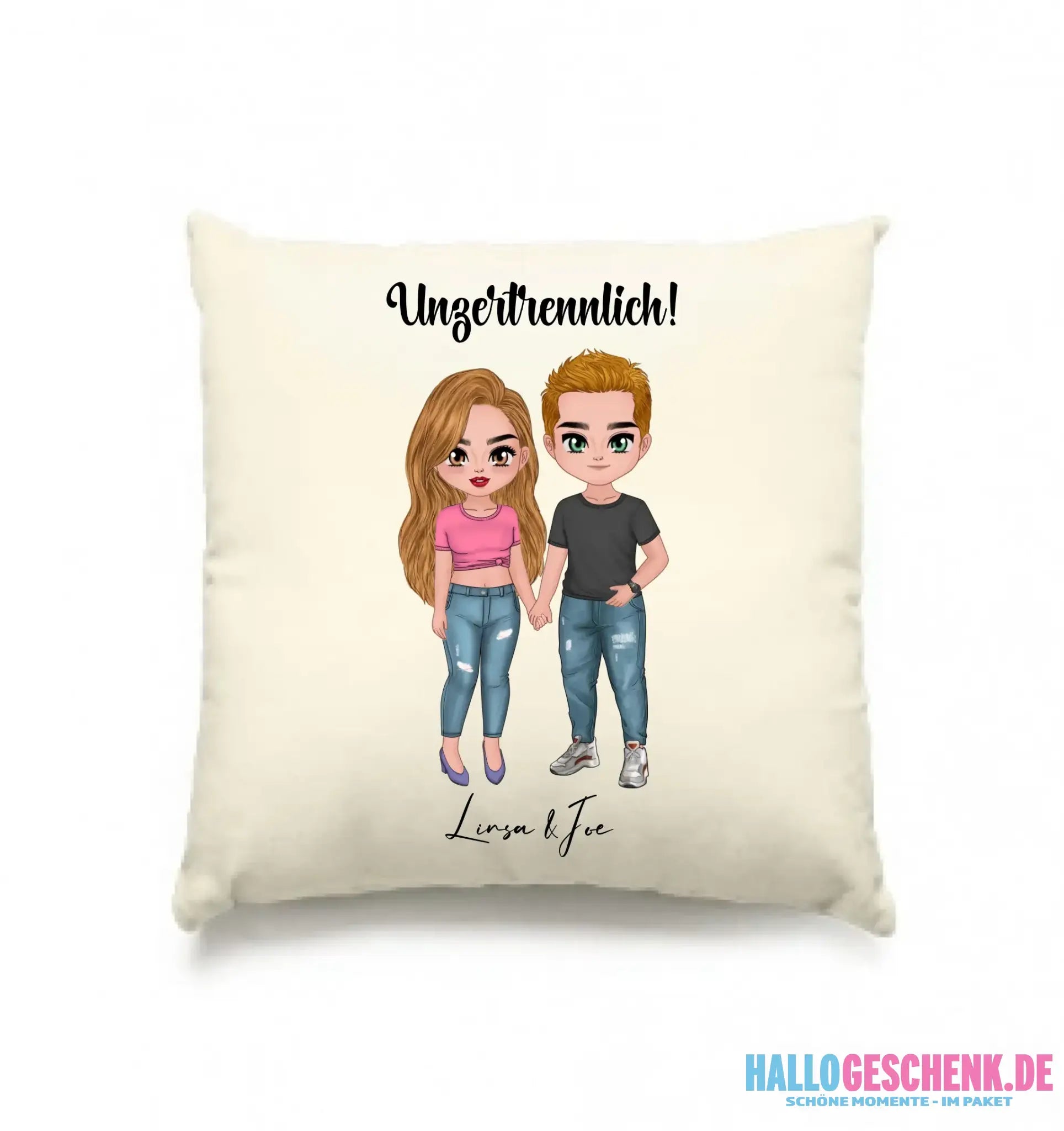 5in1: Cute People Design - Kissen 40x40 cm