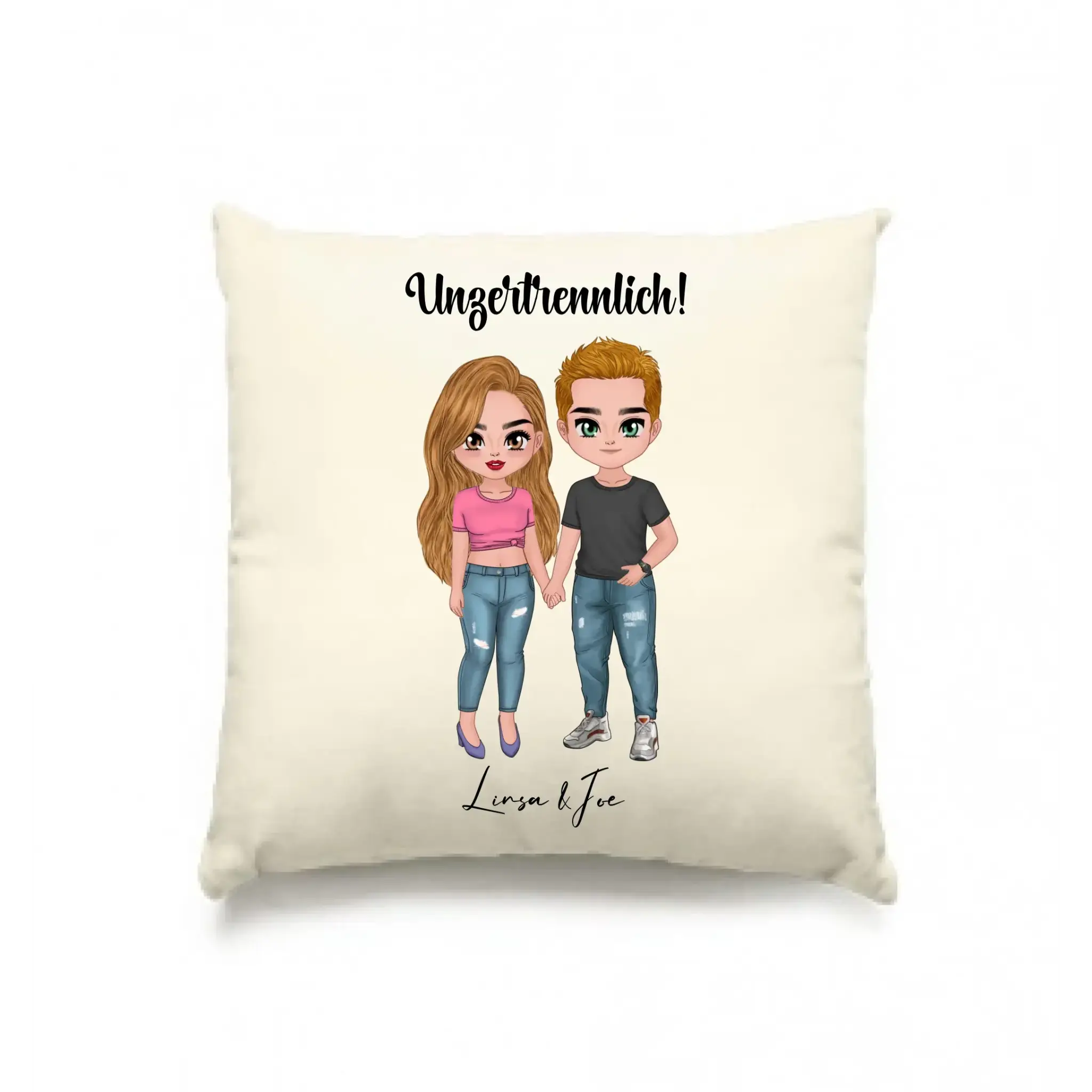 5in1: Cute People Design - Kissen 40x40 cm