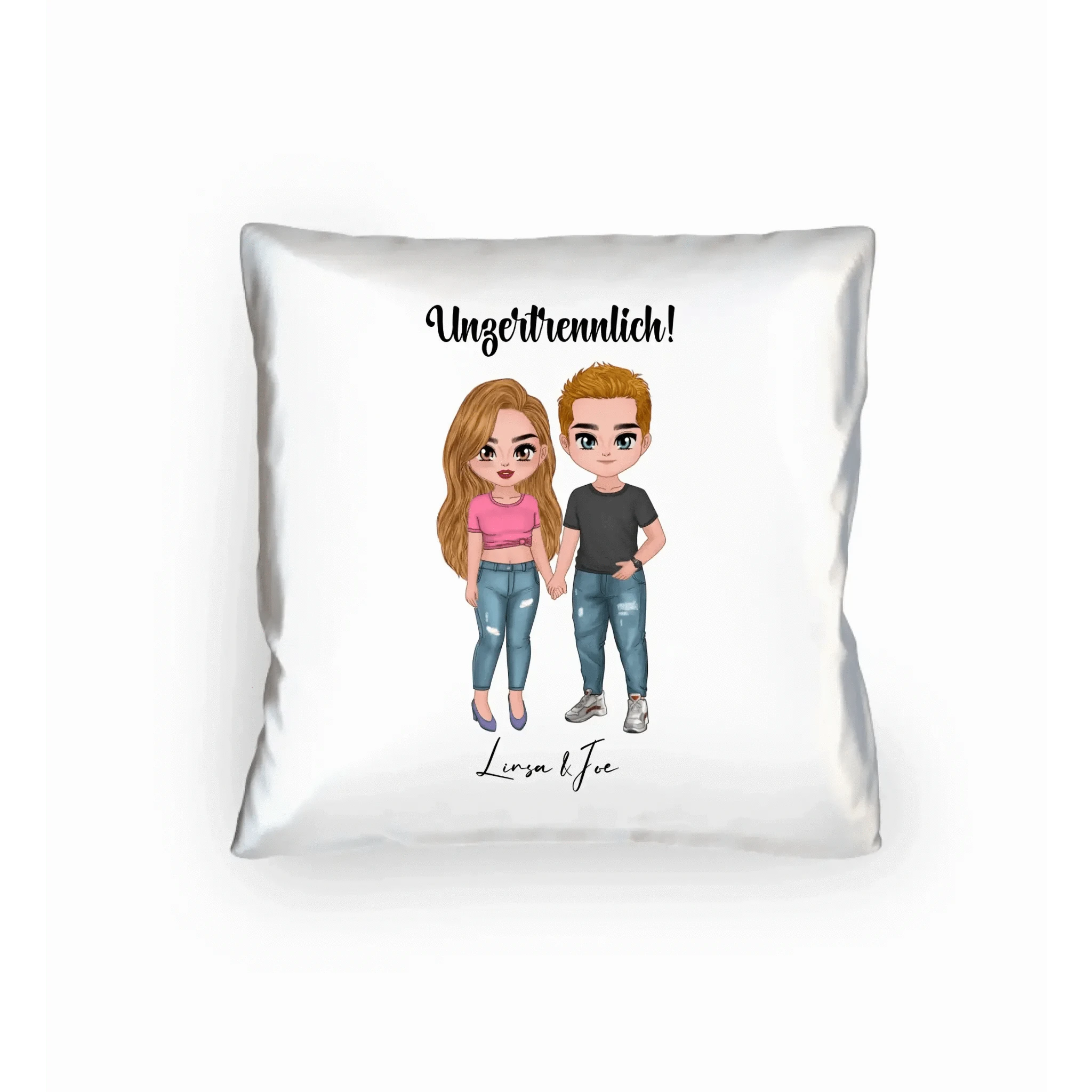 5in1: Cute People Design - Kissen 40x40 cm