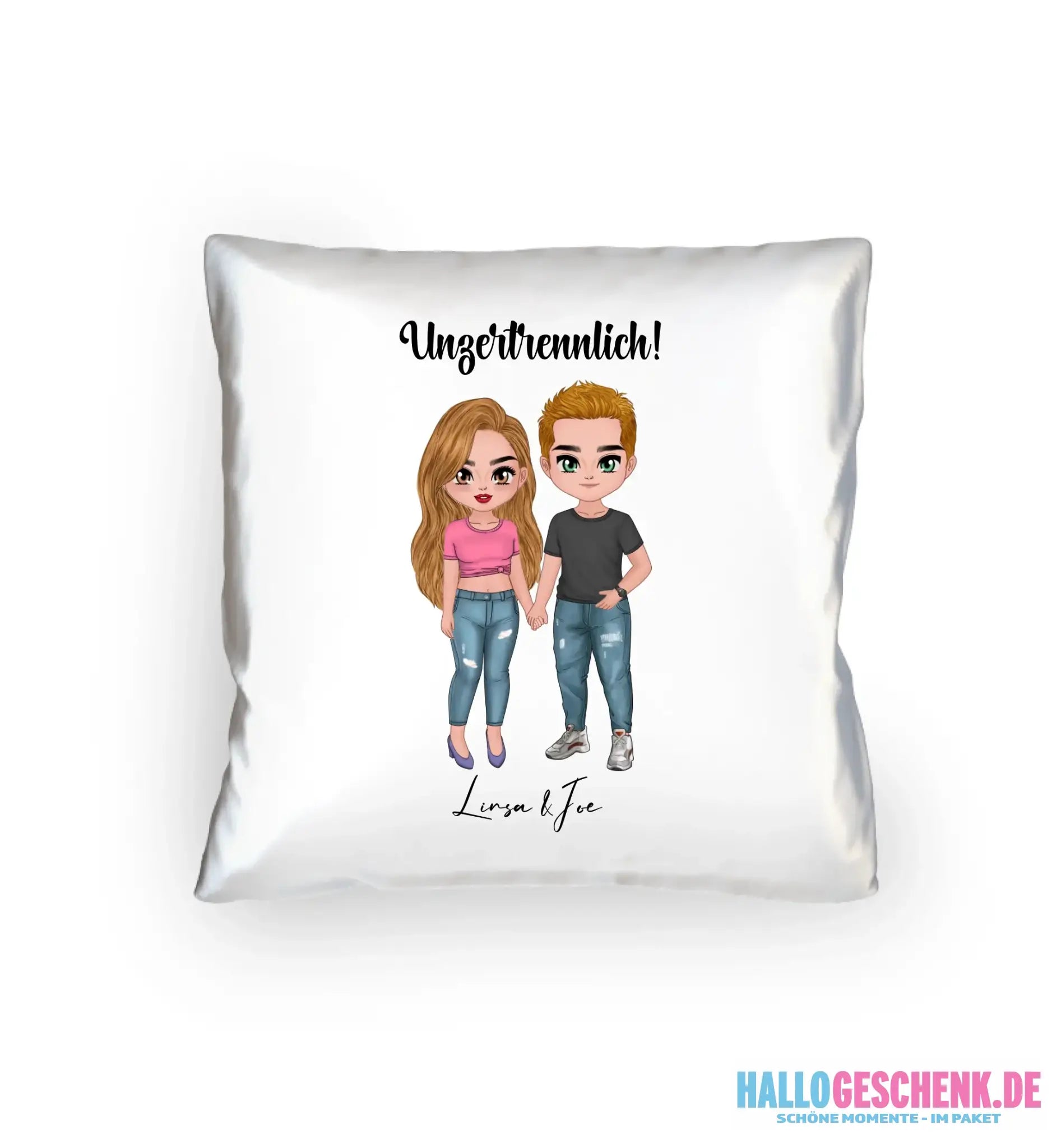 5in1: Cute People Design - Kissen 40x40 cm