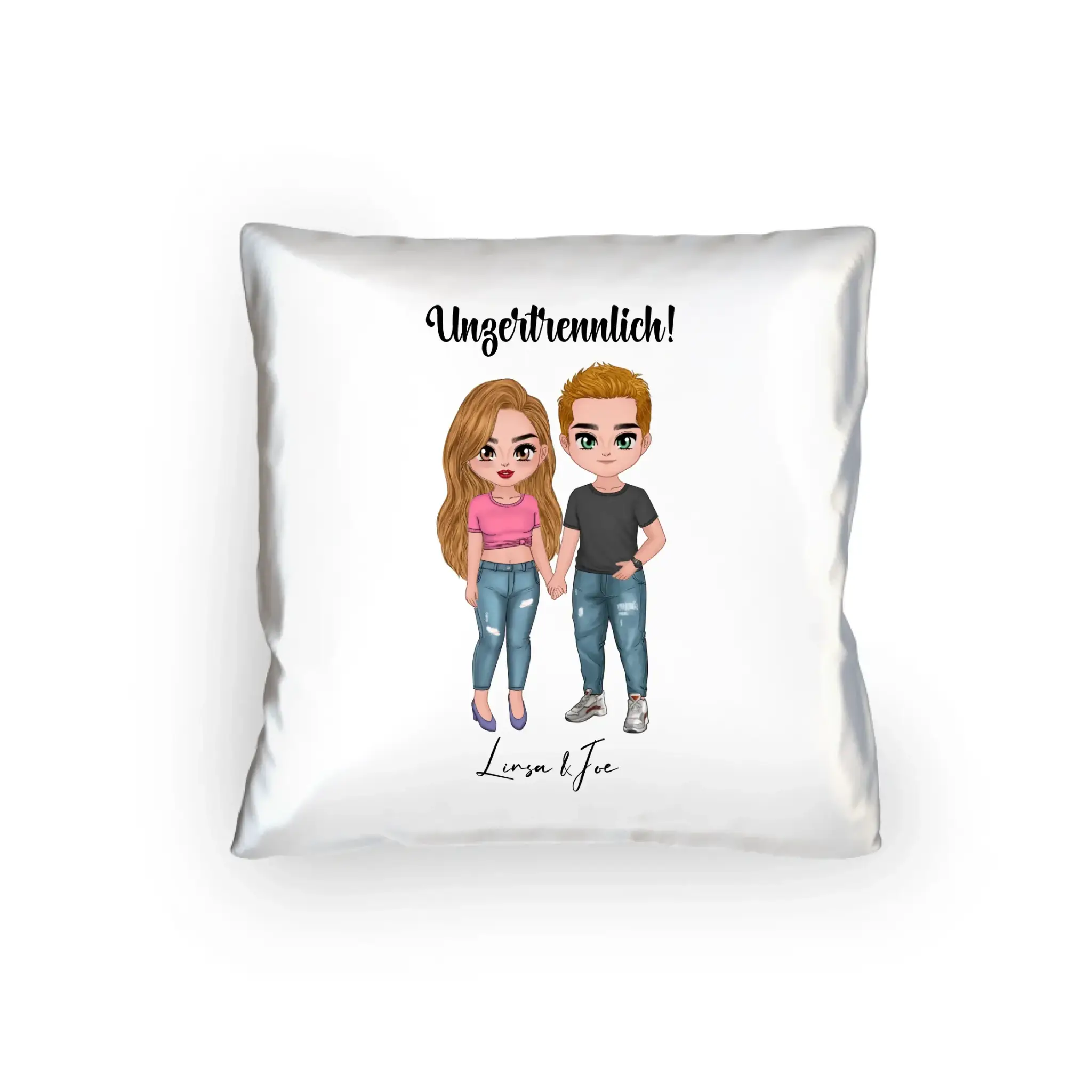 5in1: Cute People Design - Kissen 40x40 cm