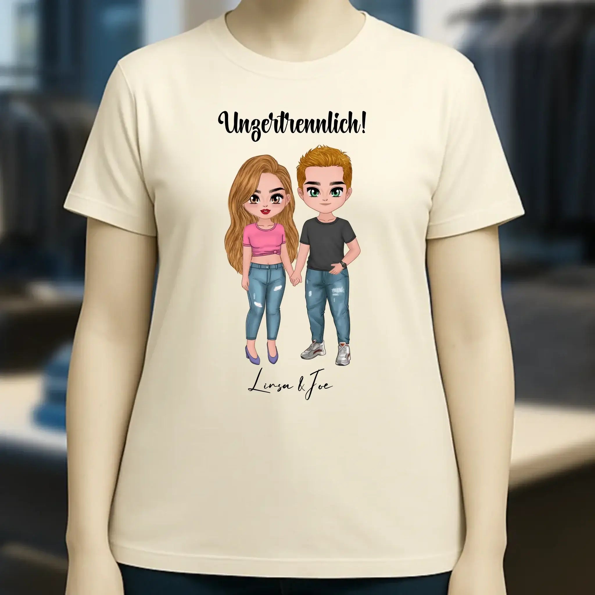 5in1: Cute People Design - Ladies Premium T-Shirt XS-2XL aus Bio-Baumwolle für Damen