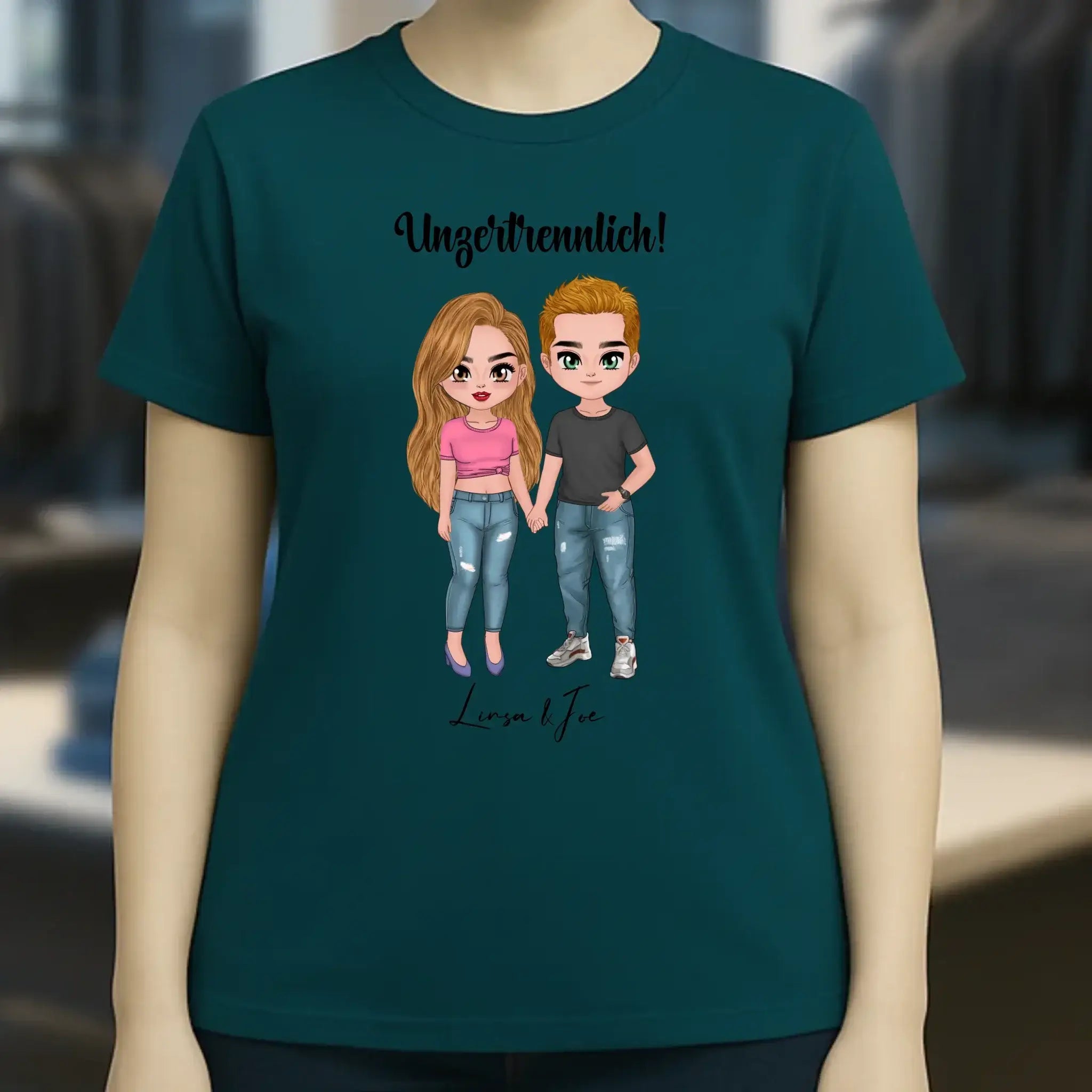 5in1: Cute People Design - Ladies Premium T-Shirt XS-2XL aus Bio-Baumwolle für Damen
