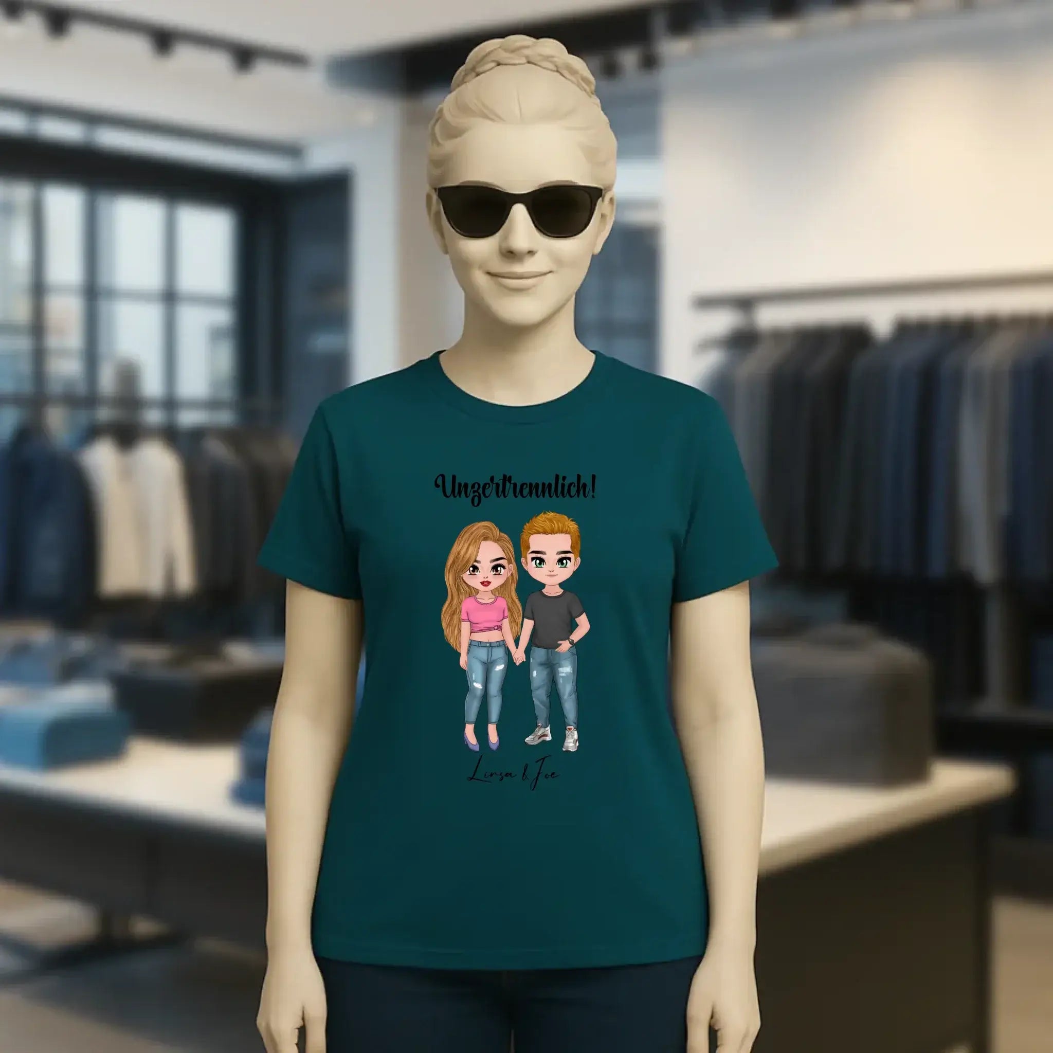 5in1: Cute People Design - Ladies Premium T-Shirt XS-2XL aus Bio-Baumwolle für Damen