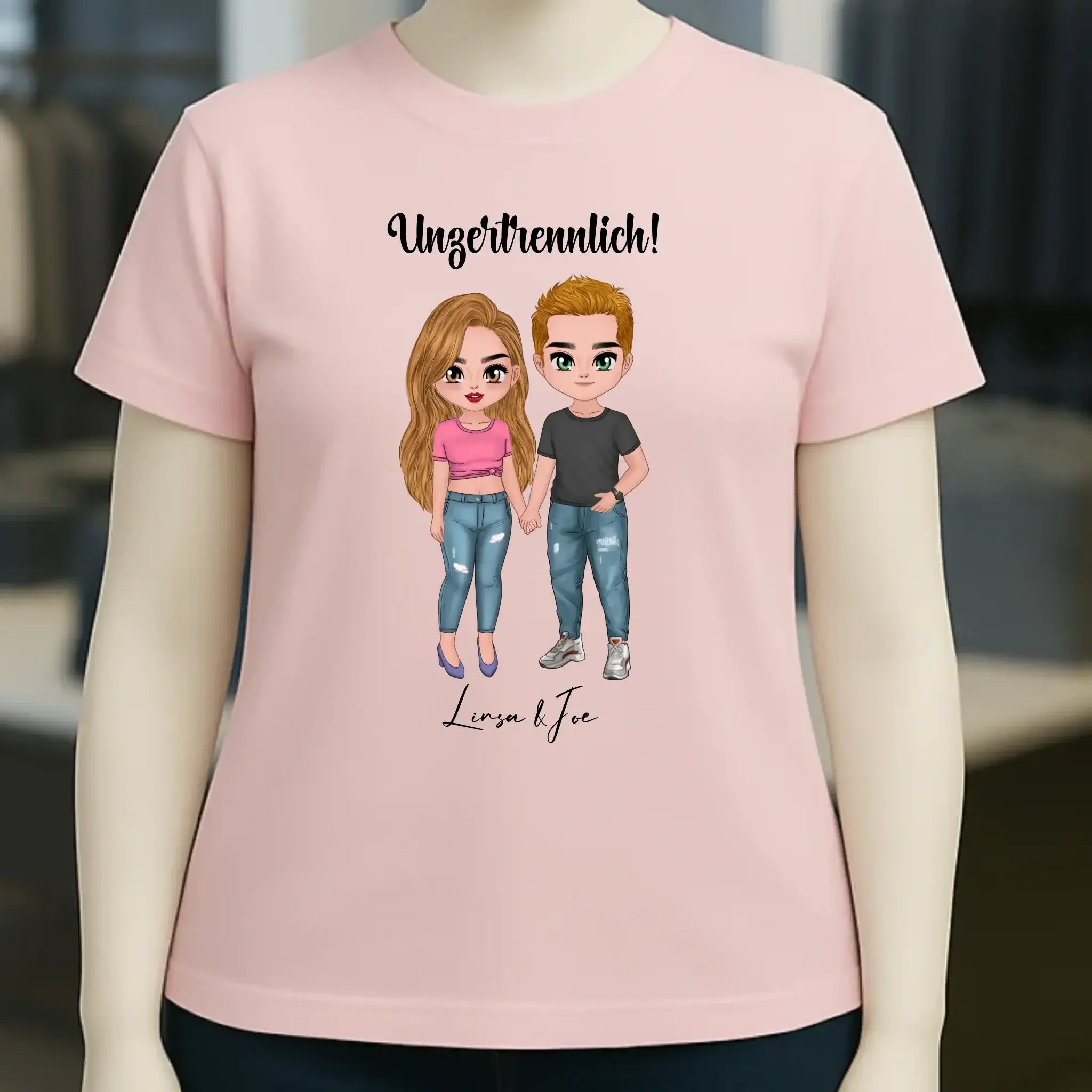 5in1: Cute People Design - Ladies Premium T-Shirt XS-2XL aus Bio-Baumwolle für Damen