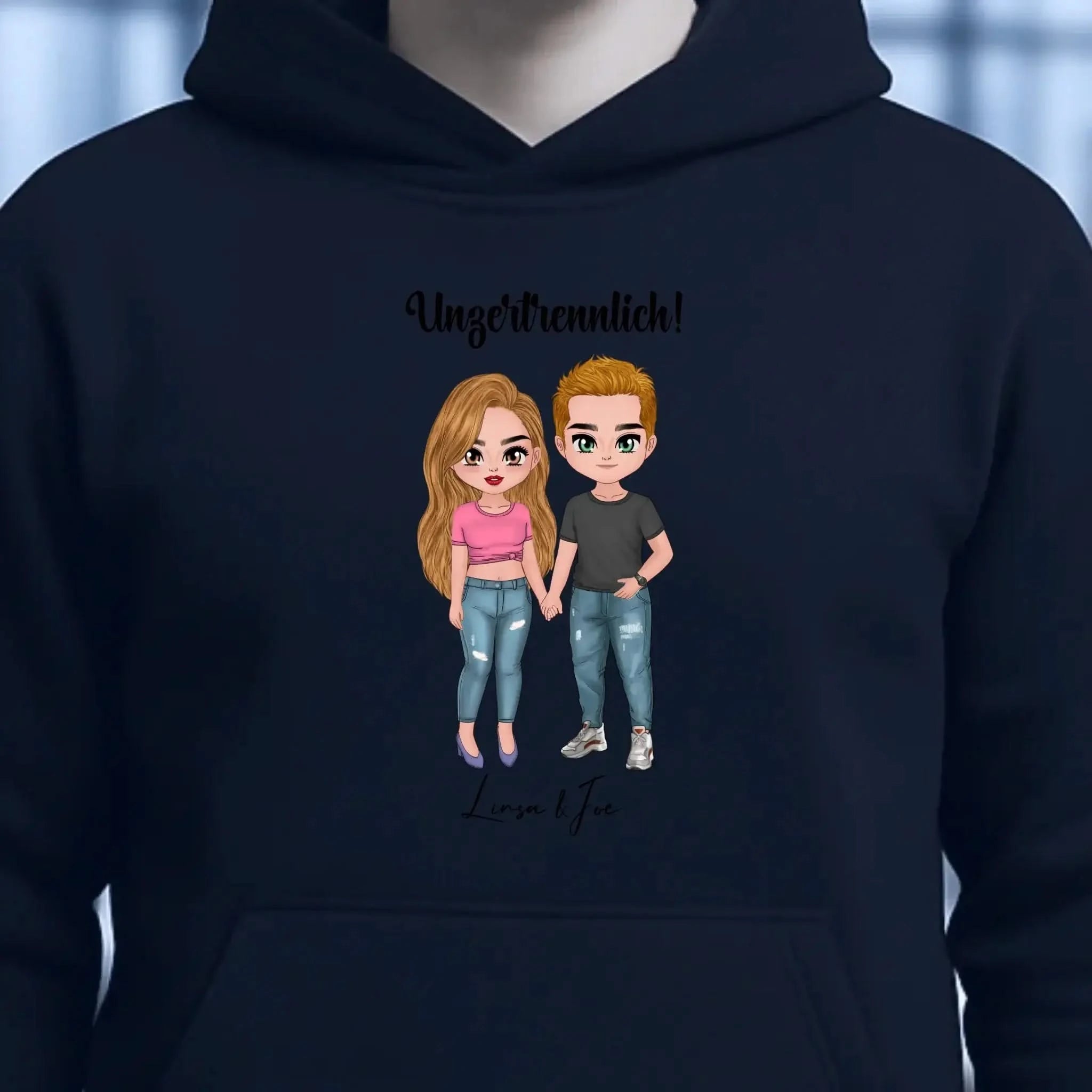 5in1: Cute People Design - Unisex Premium Hoodie XS-5XL aus Bio-Baumwolle für Damen & Herren