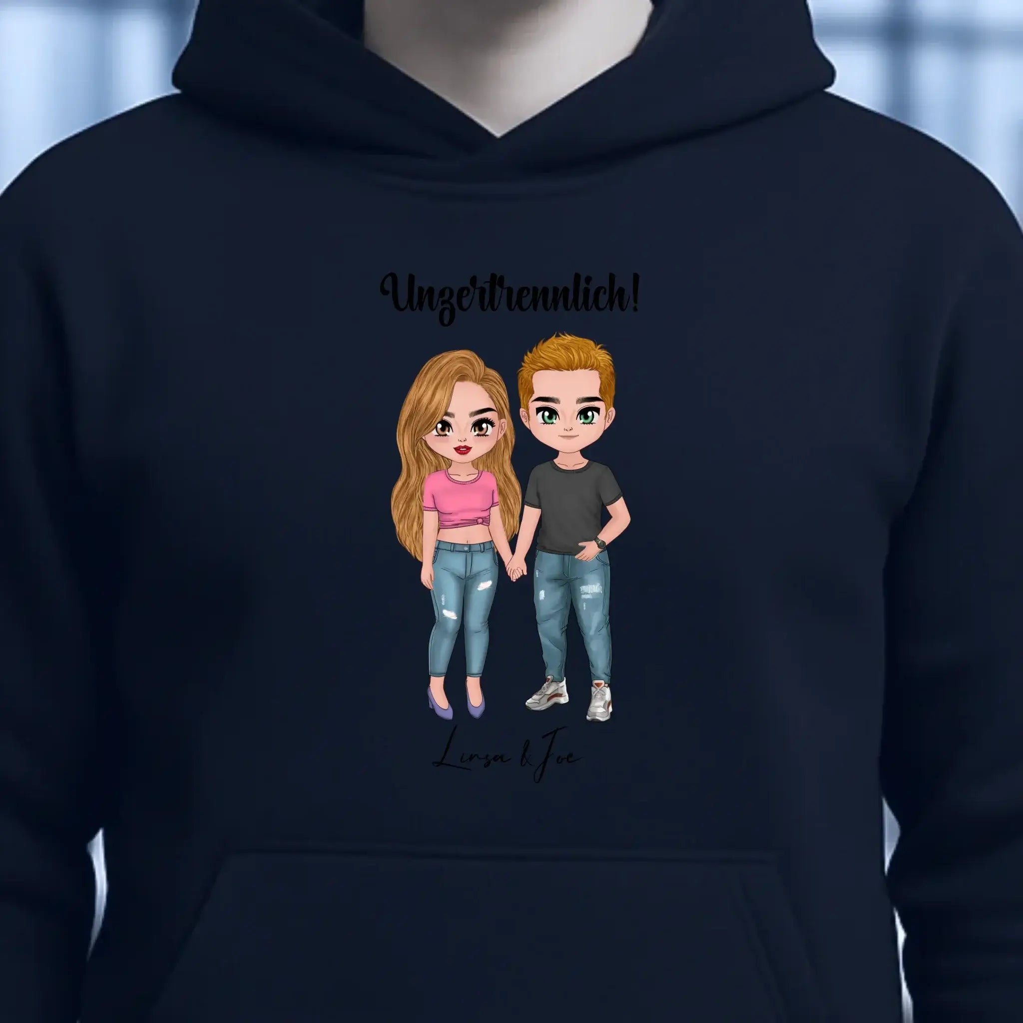 5in1: Cute People Design - Unisex Premium Hoodie XS-5XL aus Bio-Baumwolle für Damen & Herren