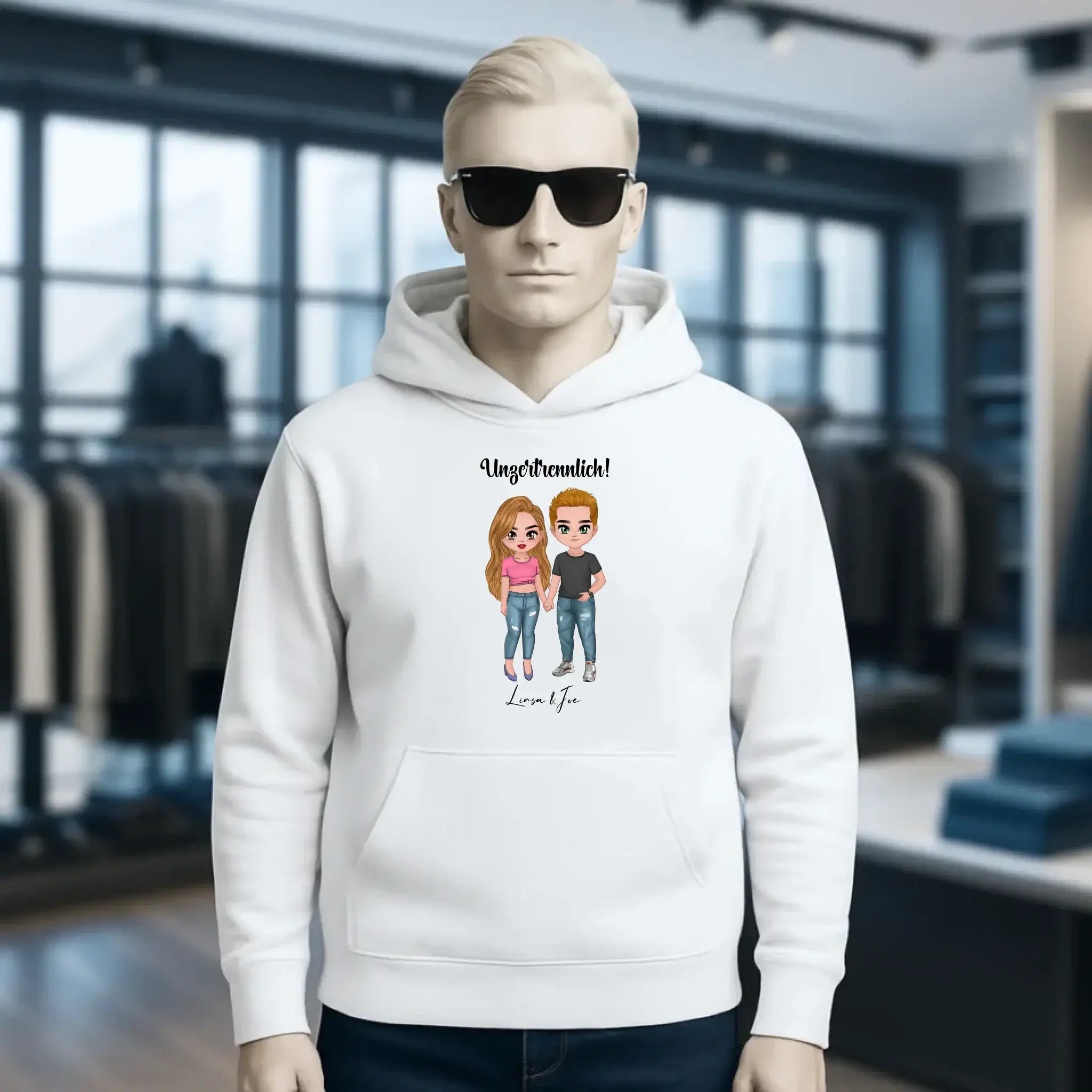 5in1: Cute People Design - Unisex Premium Hoodie XS-5XL aus Bio-Baumwolle für Damen & Herren