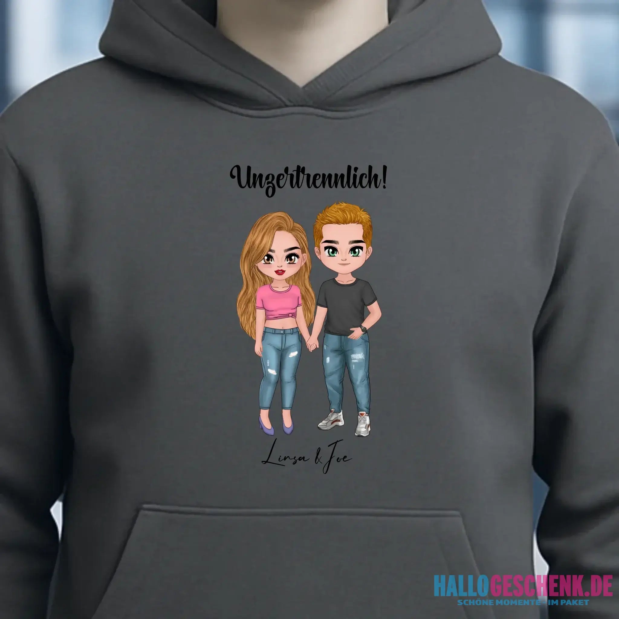 5in1: Cute People Design - Unisex Premium Hoodie XS-5XL aus Bio-Baumwolle für Damen & Herren