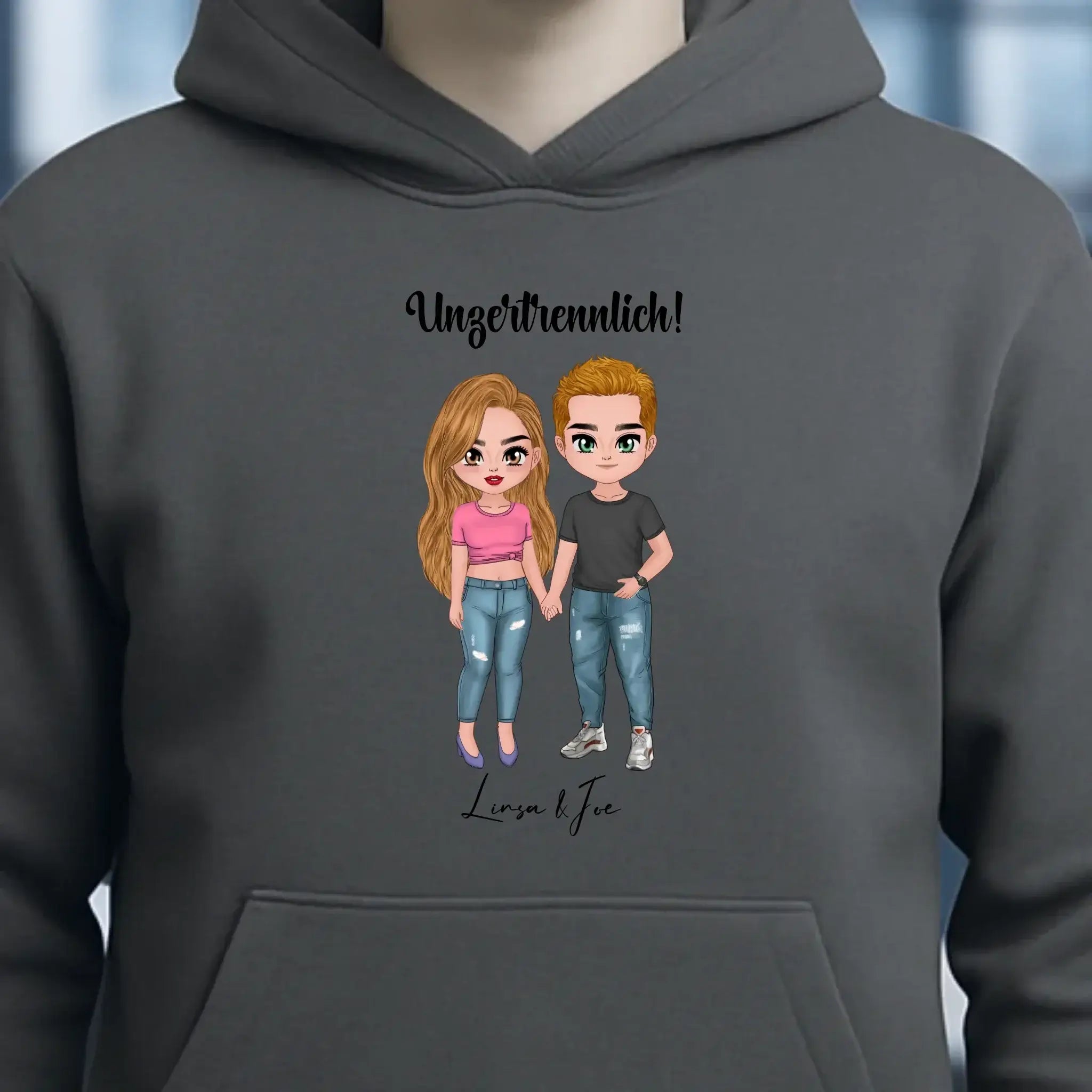 5in1: Cute People Design - Unisex Premium Hoodie XS-5XL aus Bio-Baumwolle für Damen & Herren