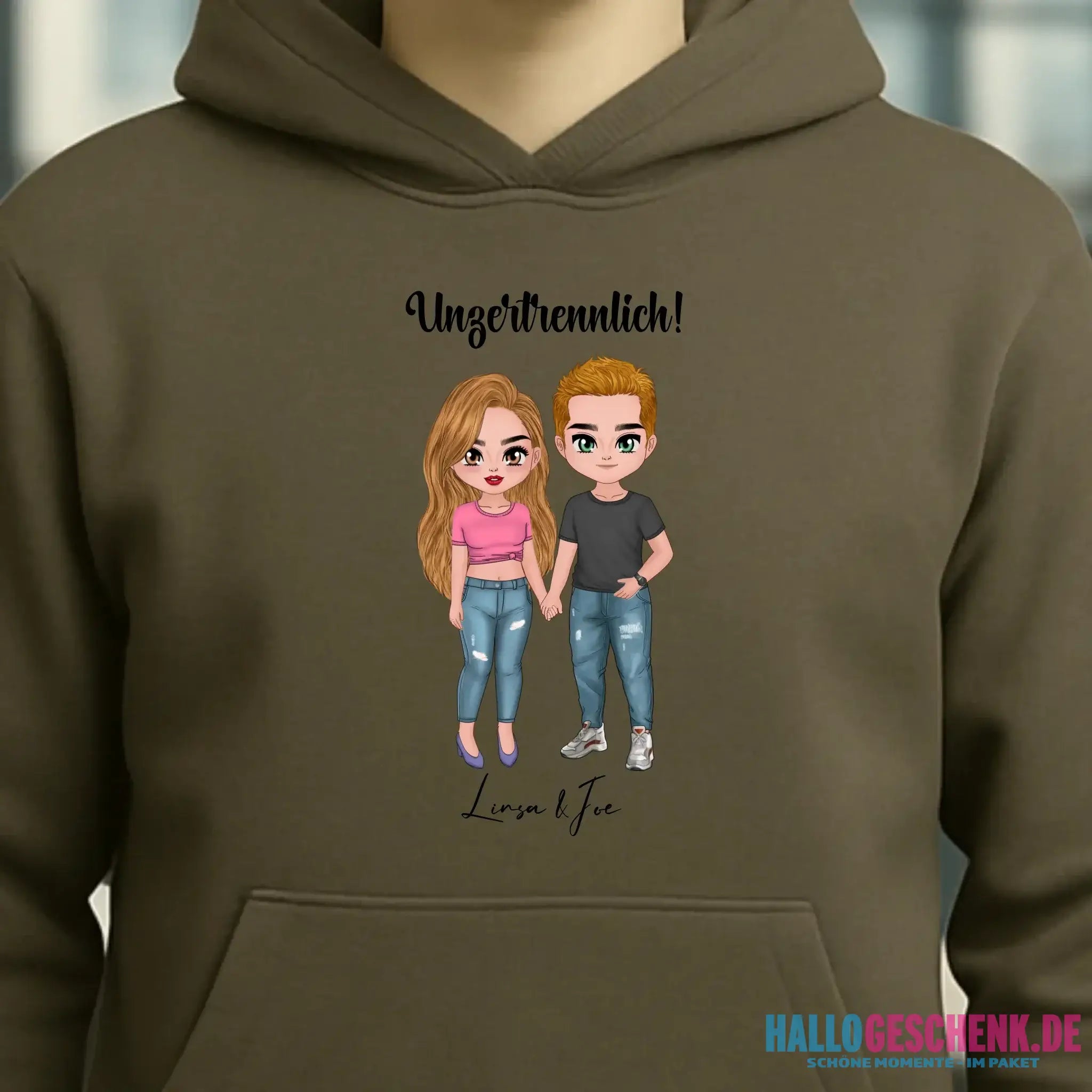 5in1: Cute People Design - Unisex Premium Hoodie XS-5XL aus Bio-Baumwolle für Damen & Herren